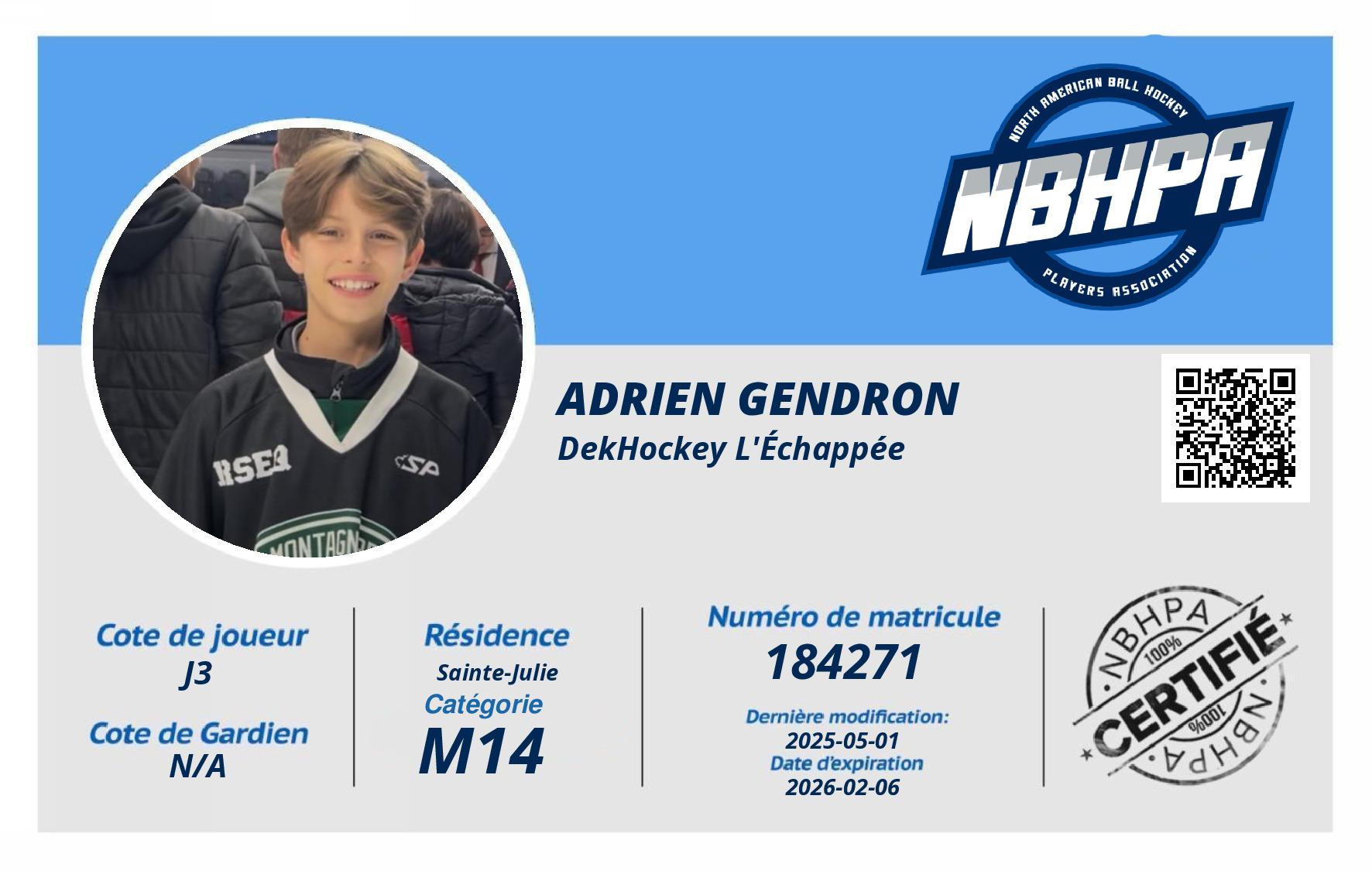 Adrien Gendron