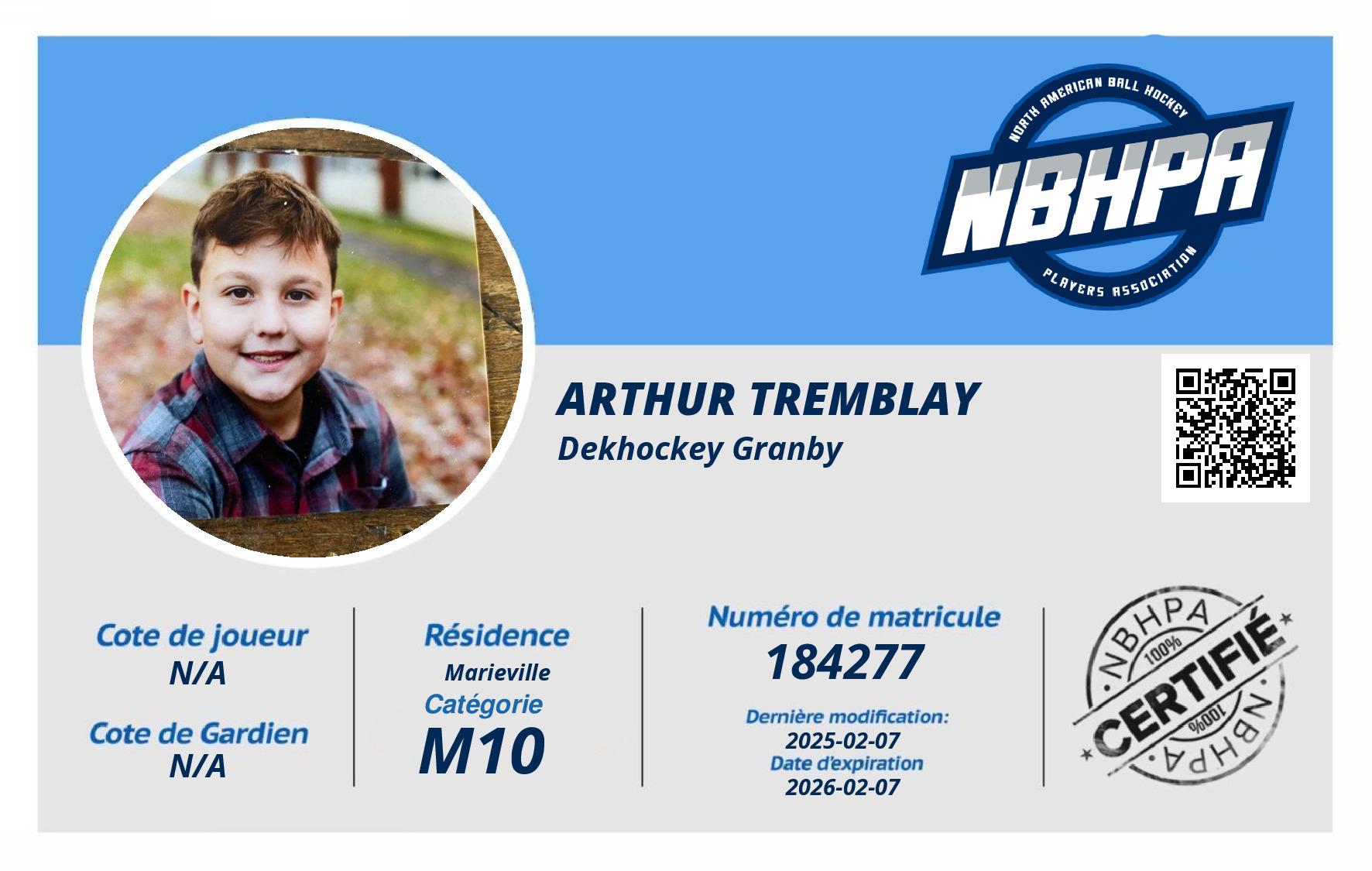 Arthur Tremblay