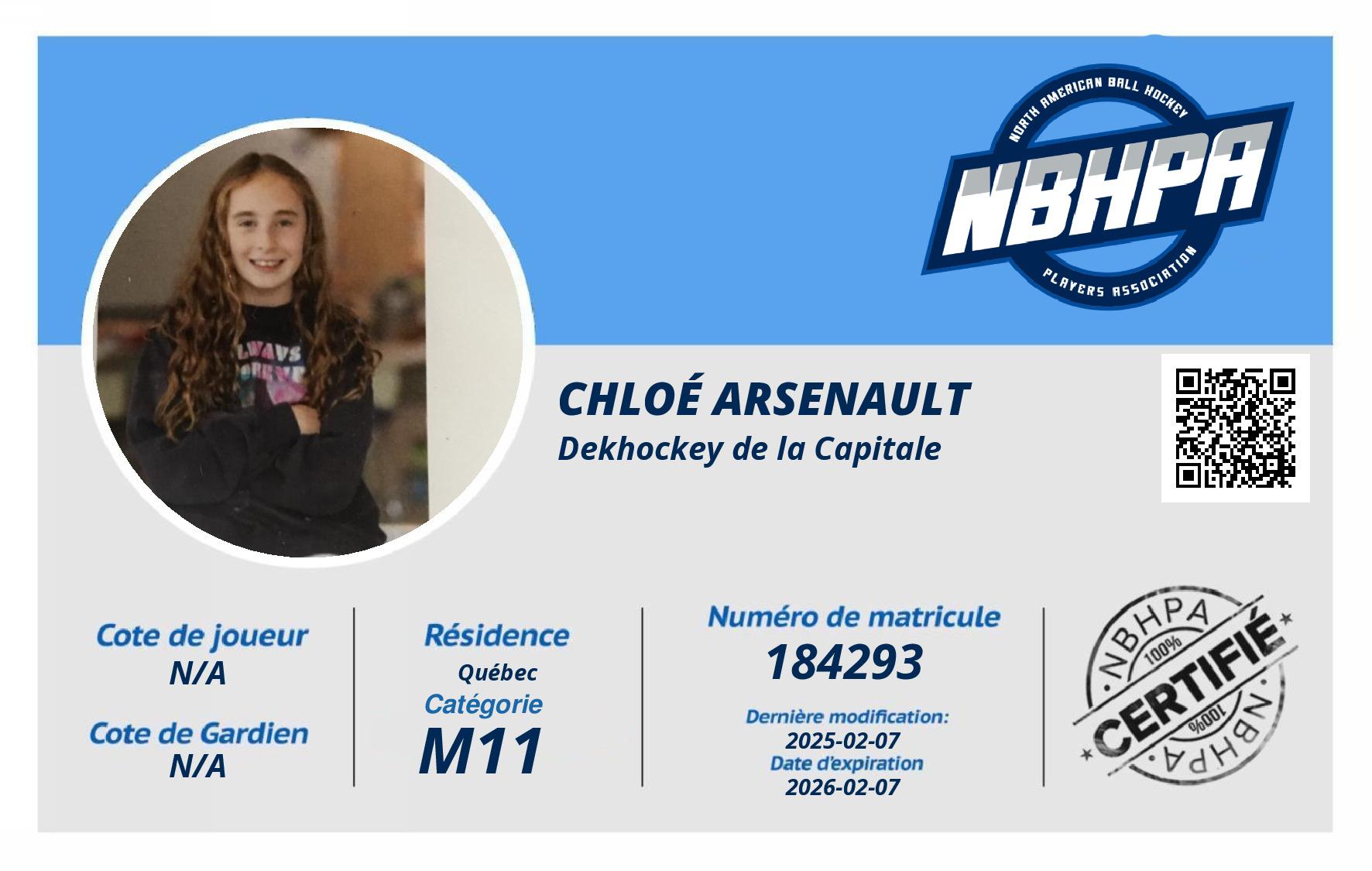 Chloé Arsenault