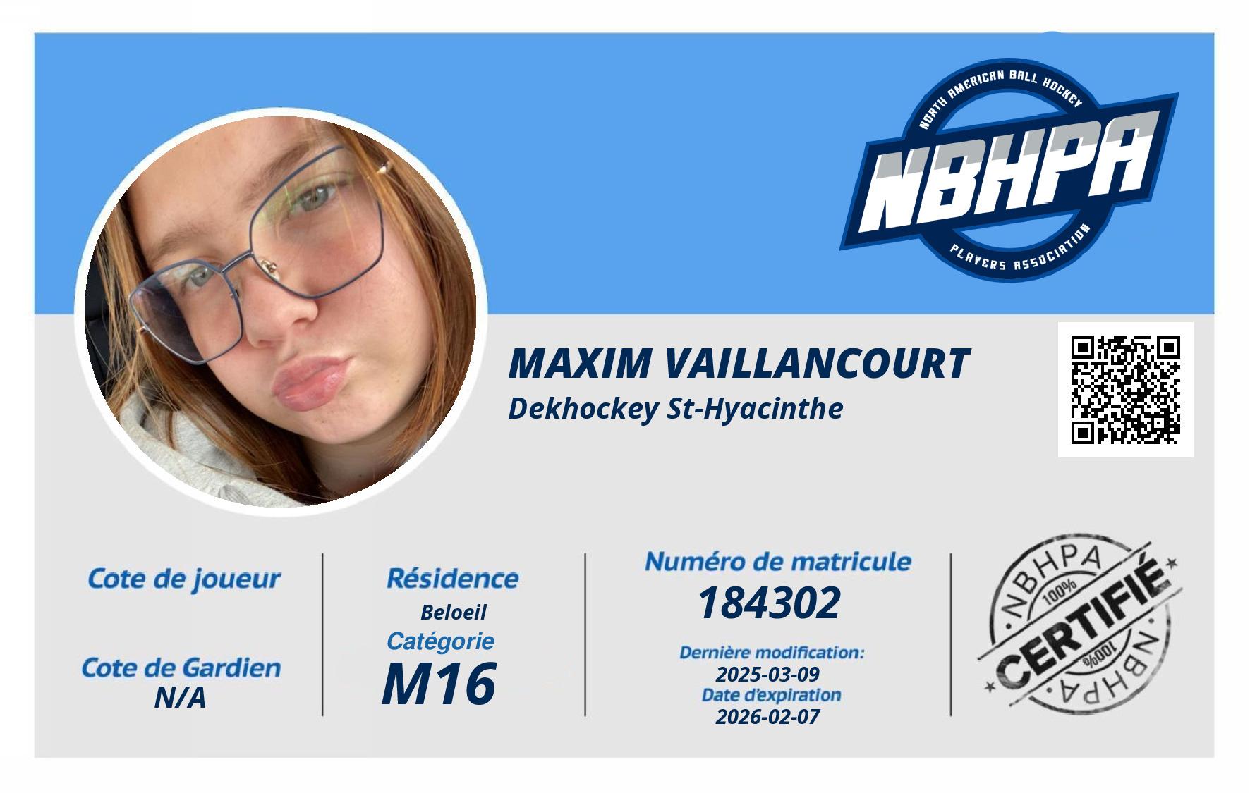 Maxim Vaillancourt