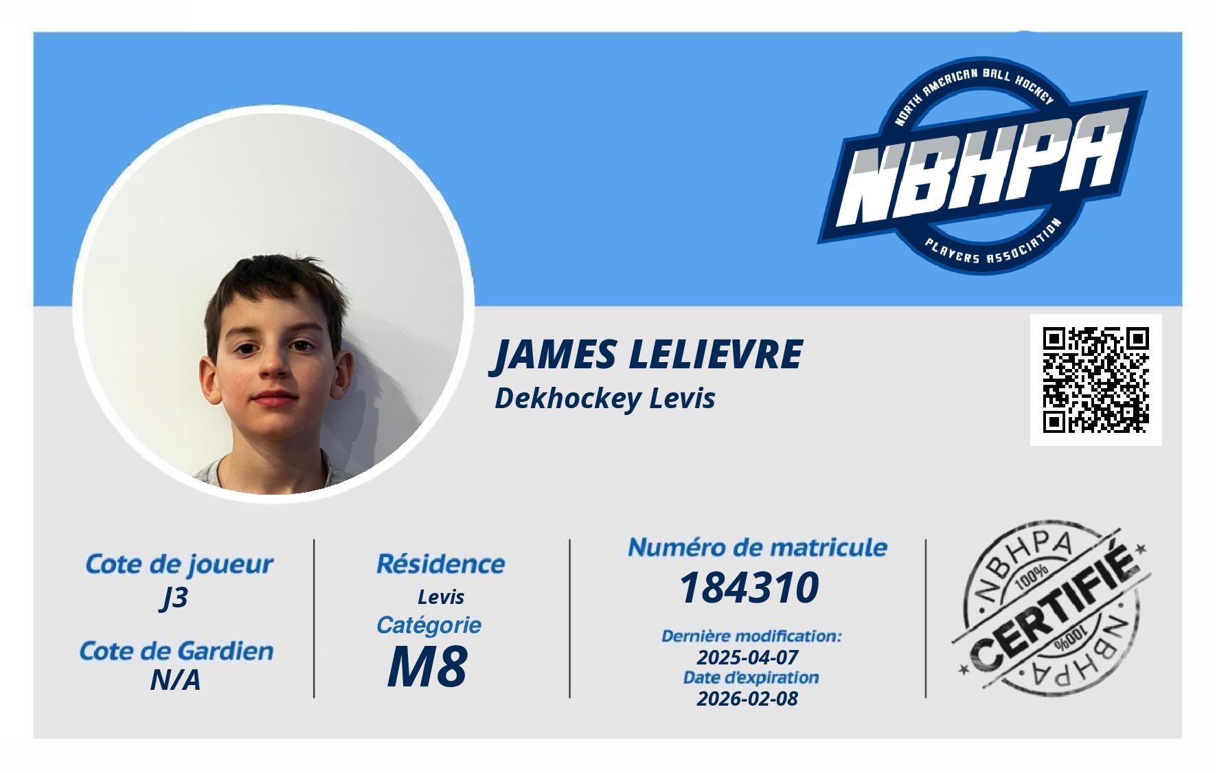 James Lelievre