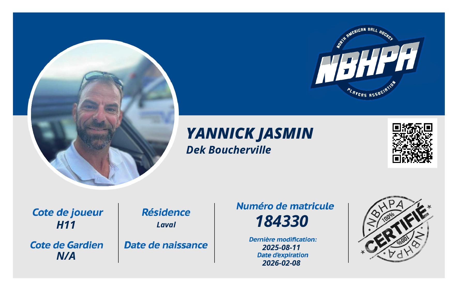 Yannick Jasmin