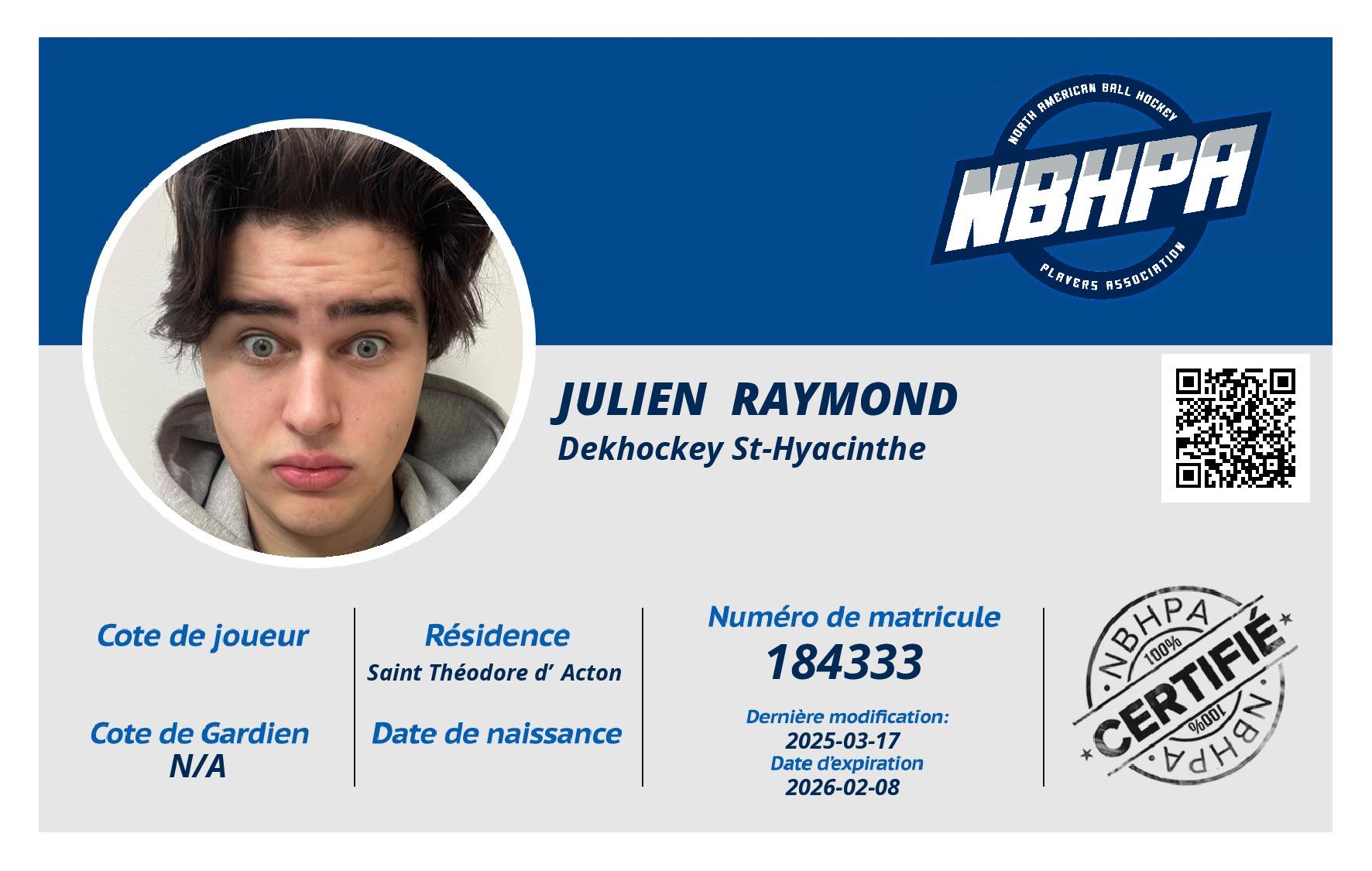 Julien  Raymond