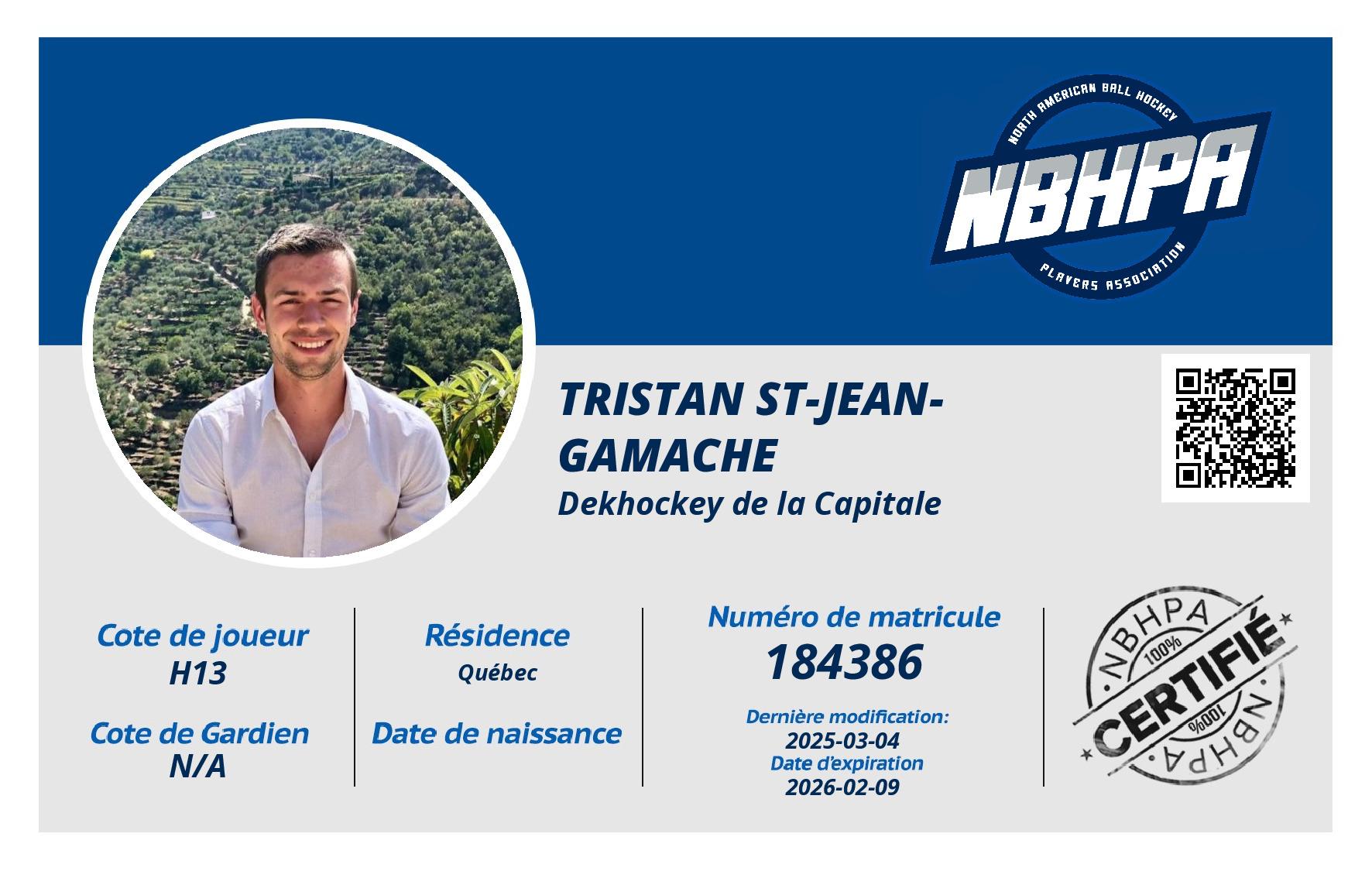Tristan St-Jean-Gamache