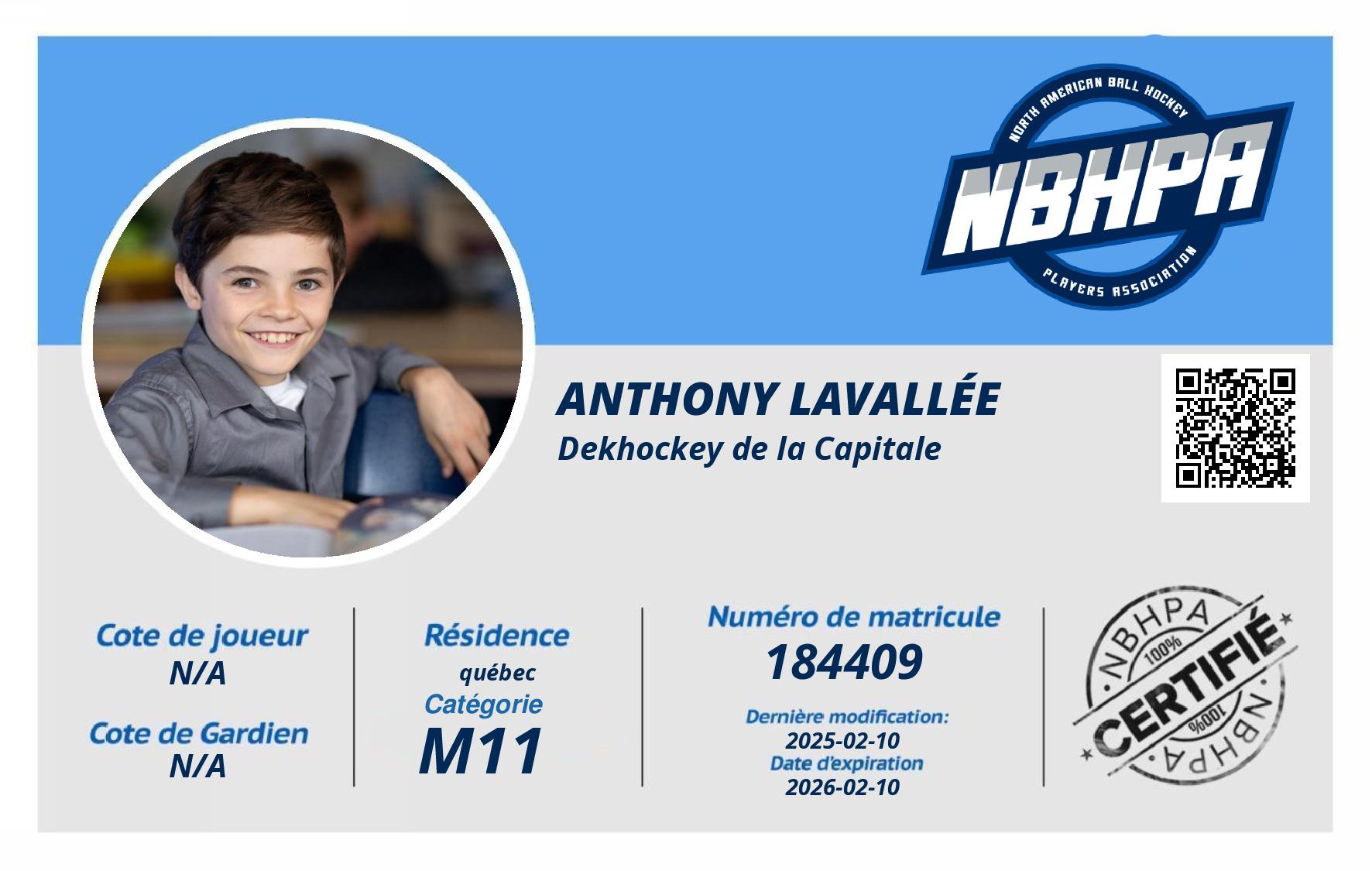 Anthony Lavallée