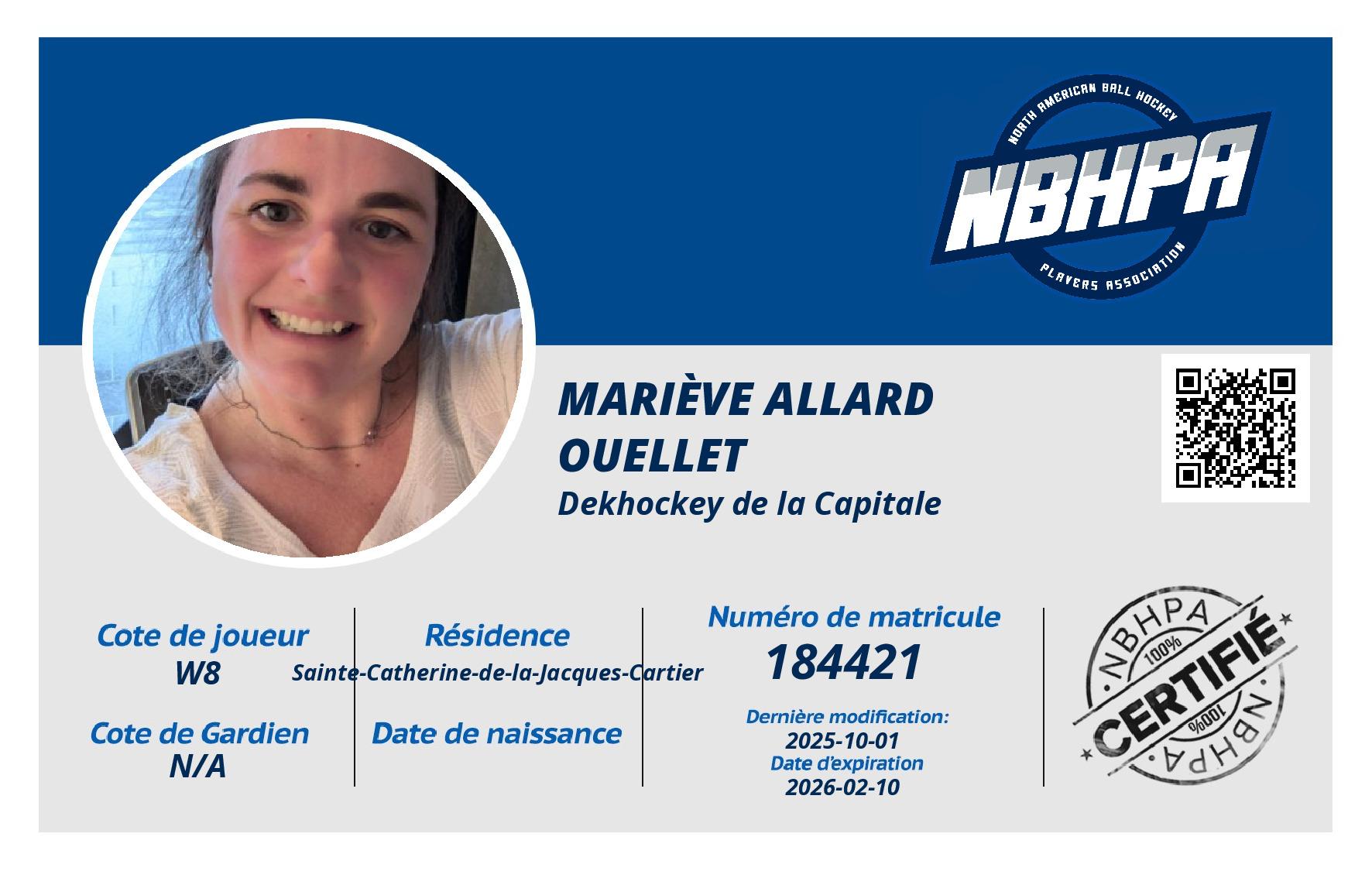 Mariève Allard Ouellet