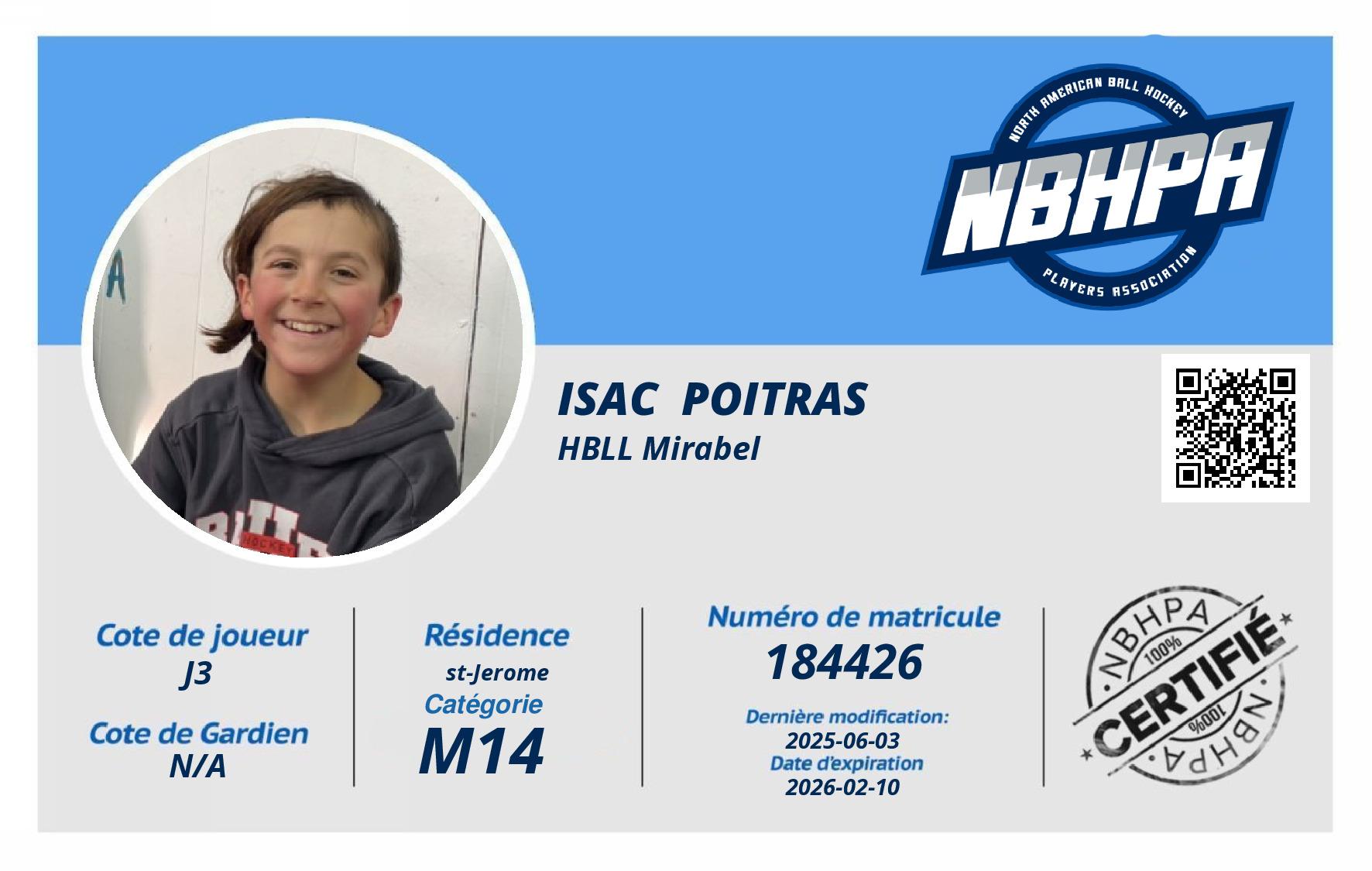 Isac  Poitras