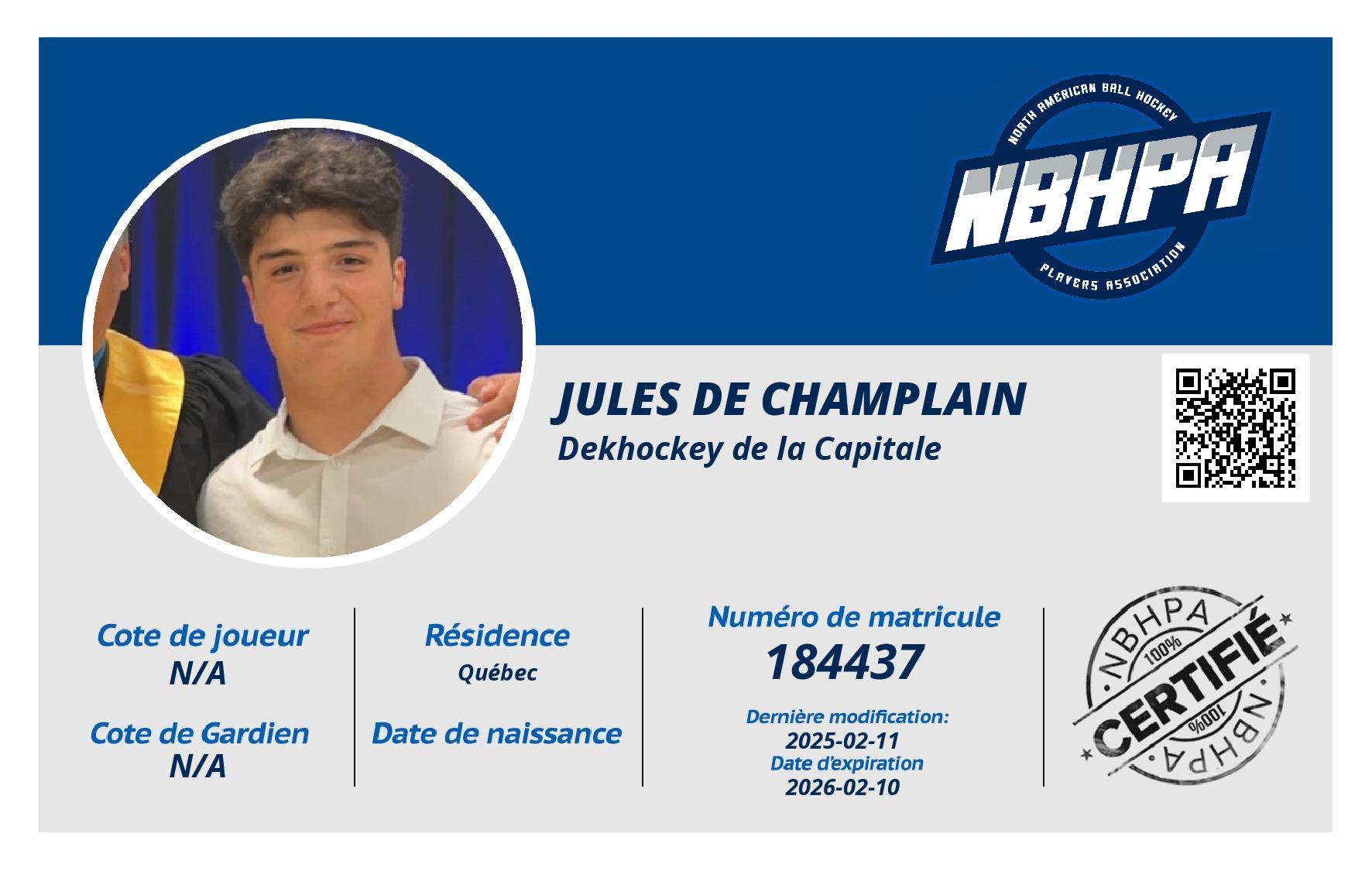 Jules de Champlain