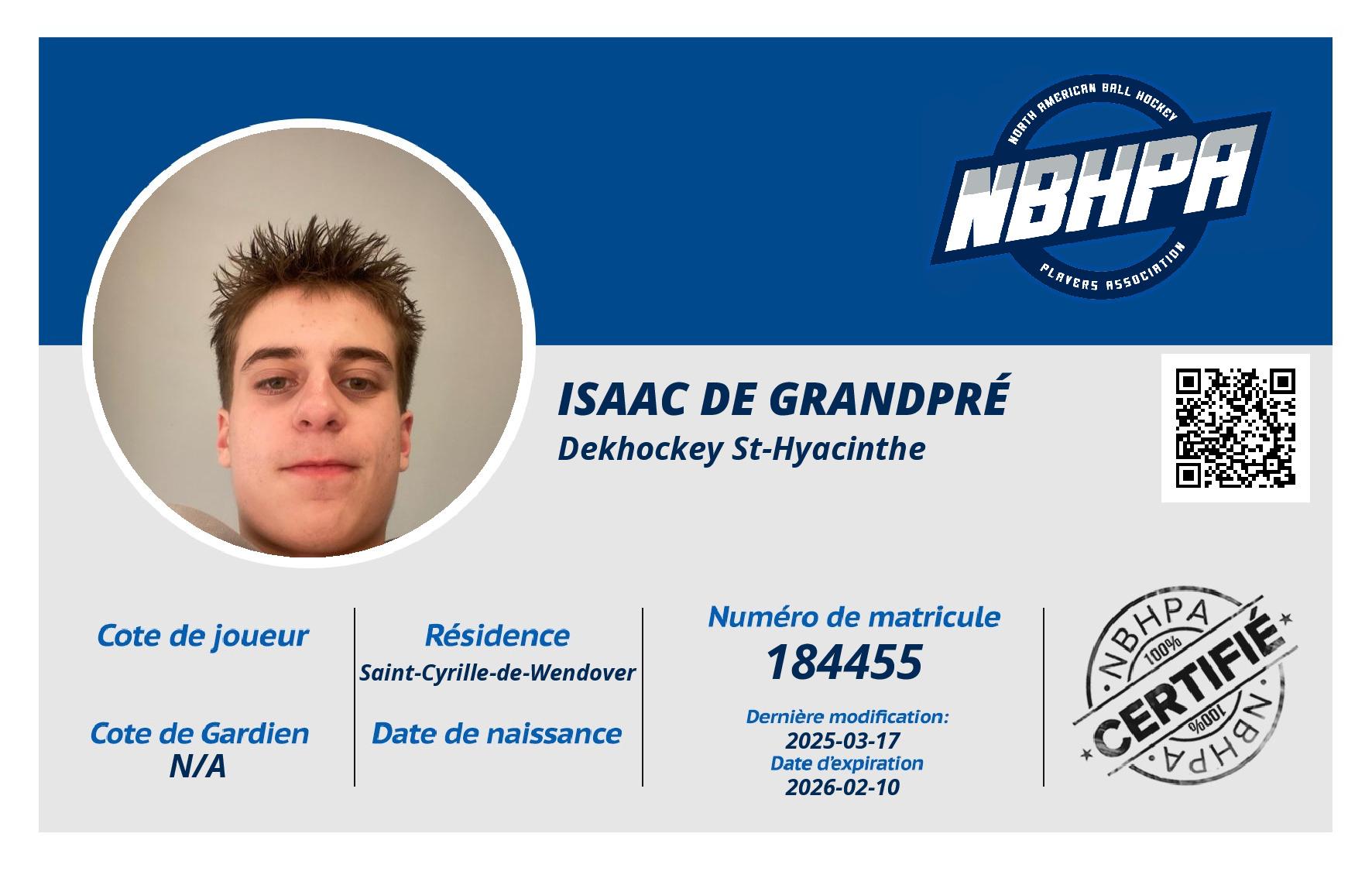 Isaac de Grandpré