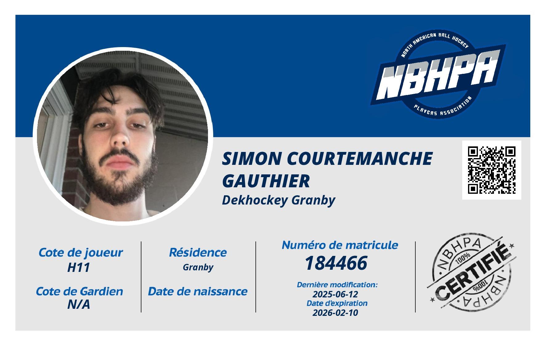 Simon Courtemanche Gauthier
