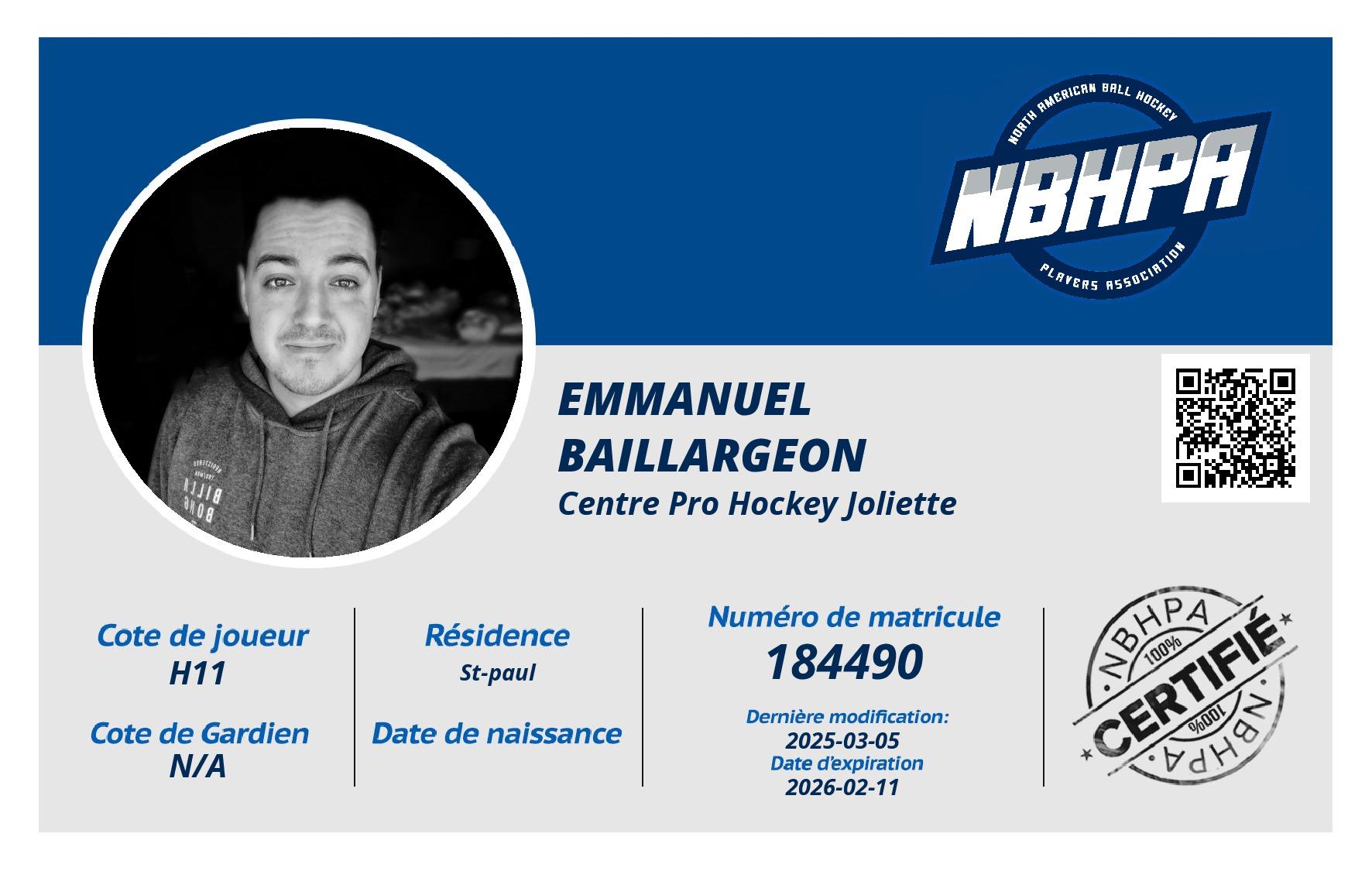 Emmanuel Baillargeon