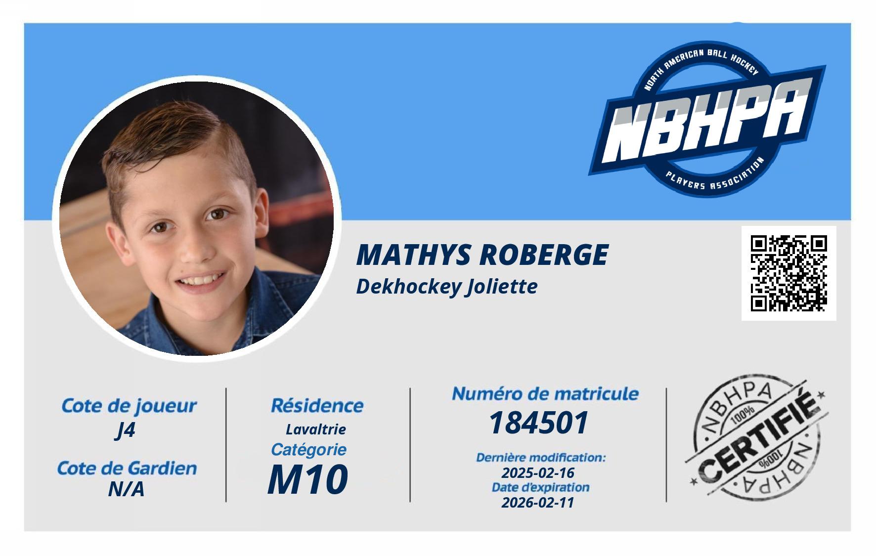 Mathys Roberge