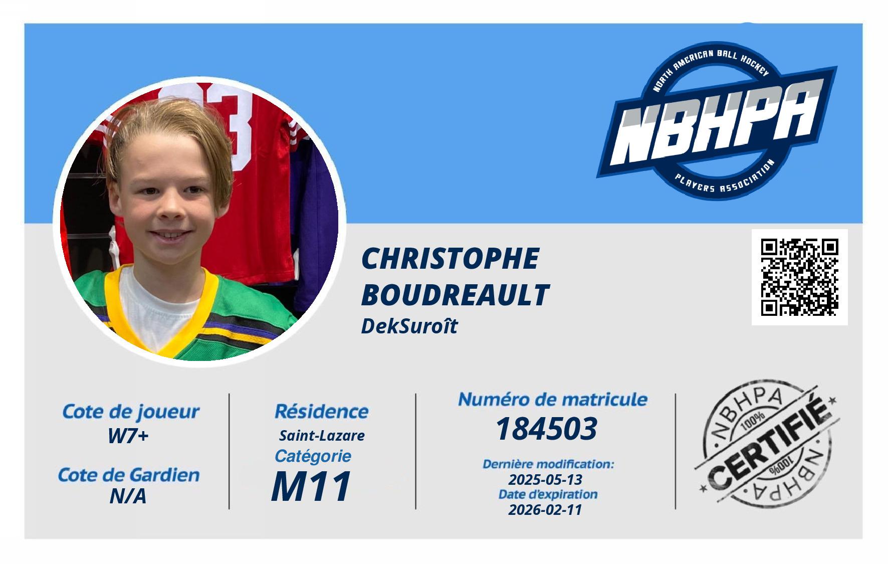 Christophe Boudreault