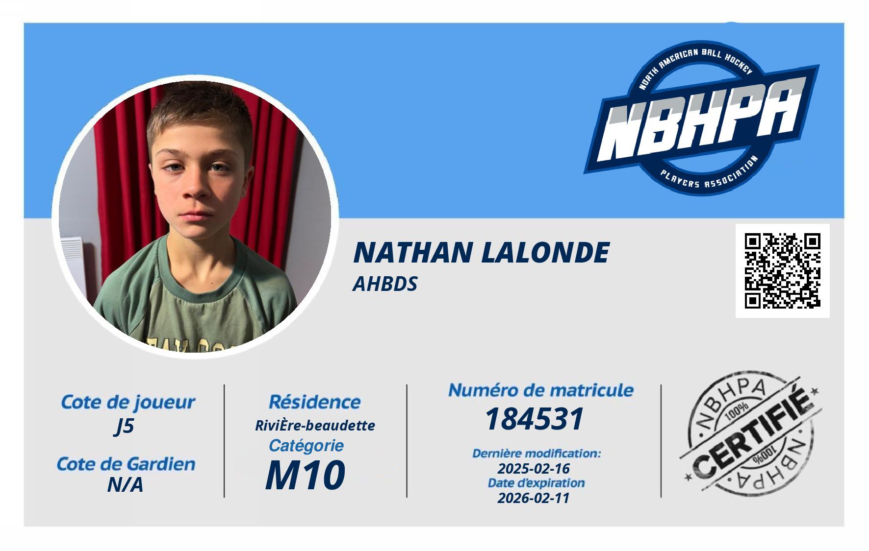 Nathan Lalonde