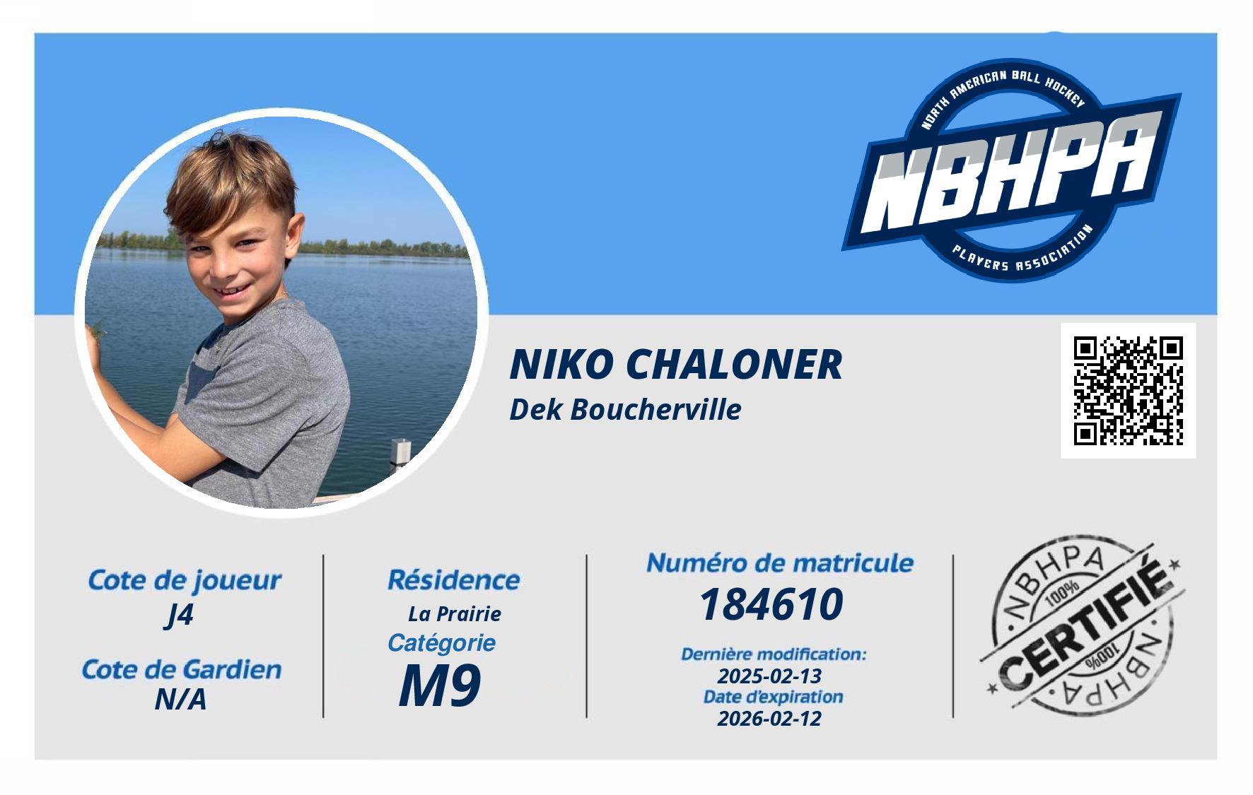 Niko Chaloner