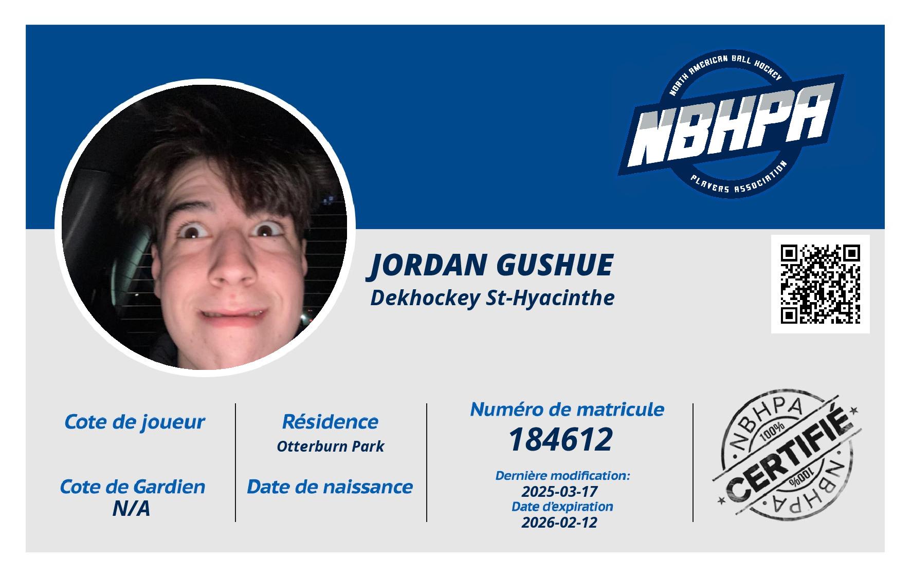 Jordan Gushue