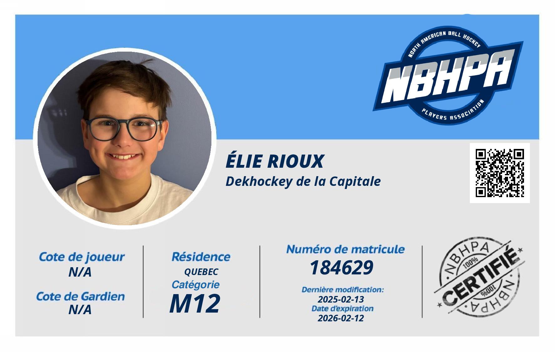 ÉLIE RIOUX