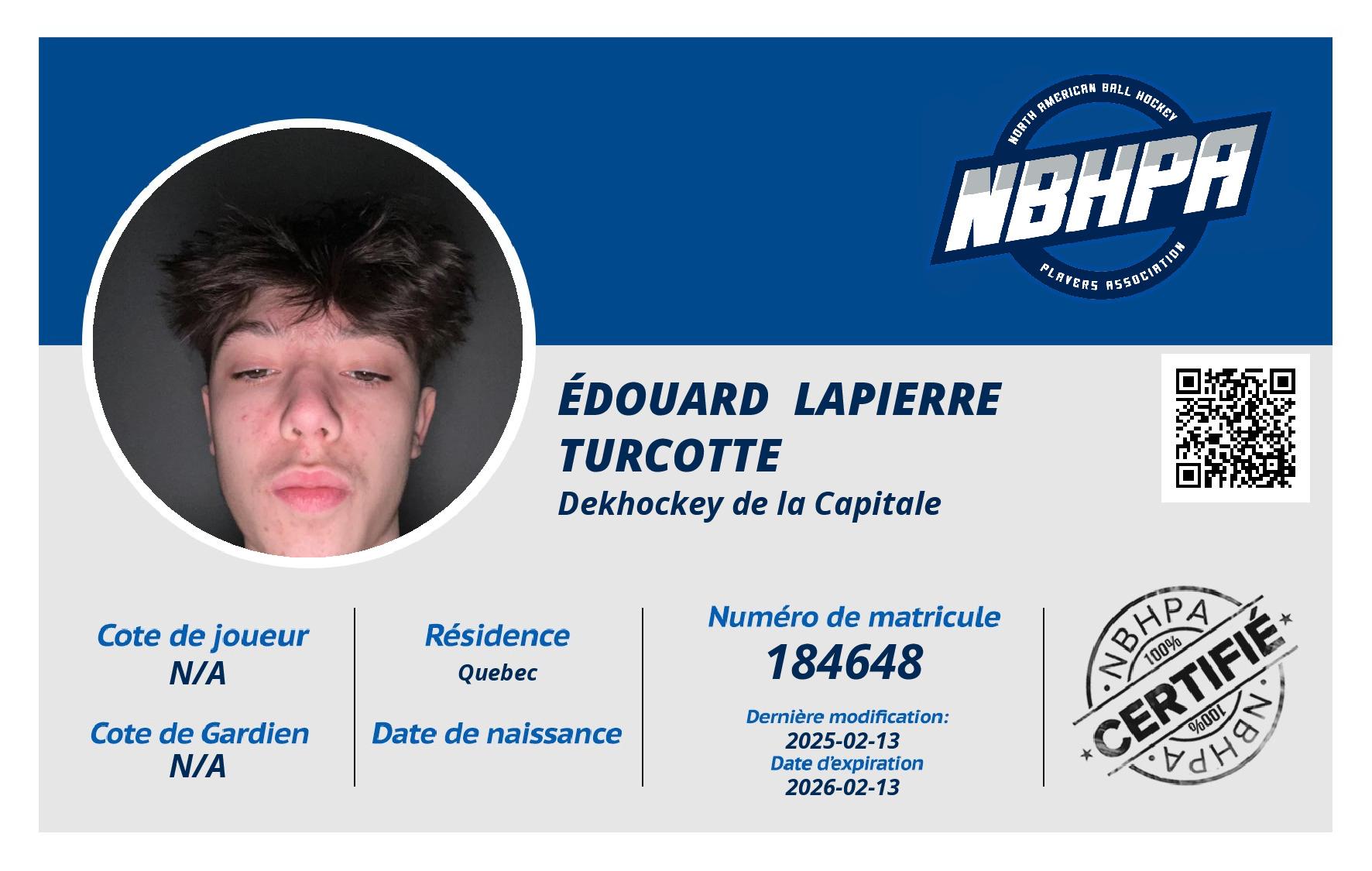 Édouard  Lapierre Turcotte