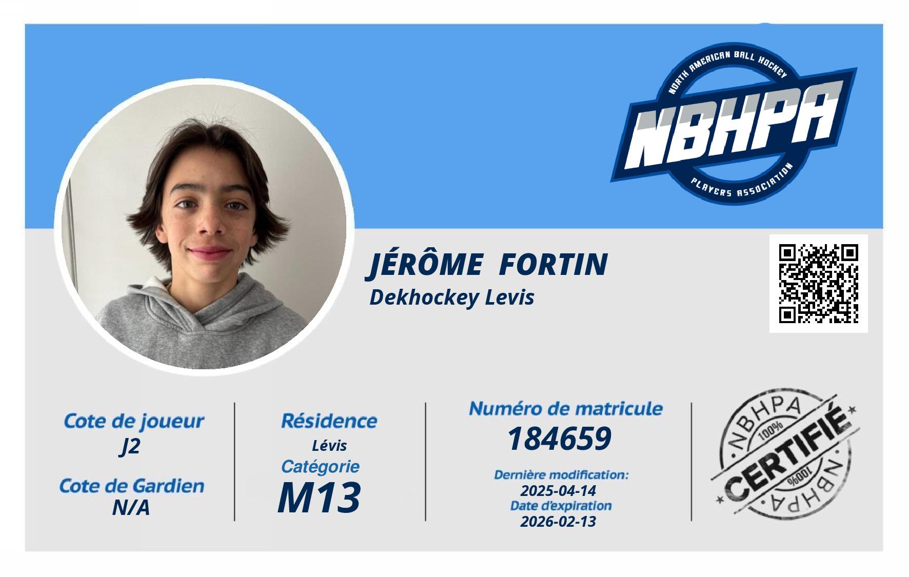 Jérôme  Fortin