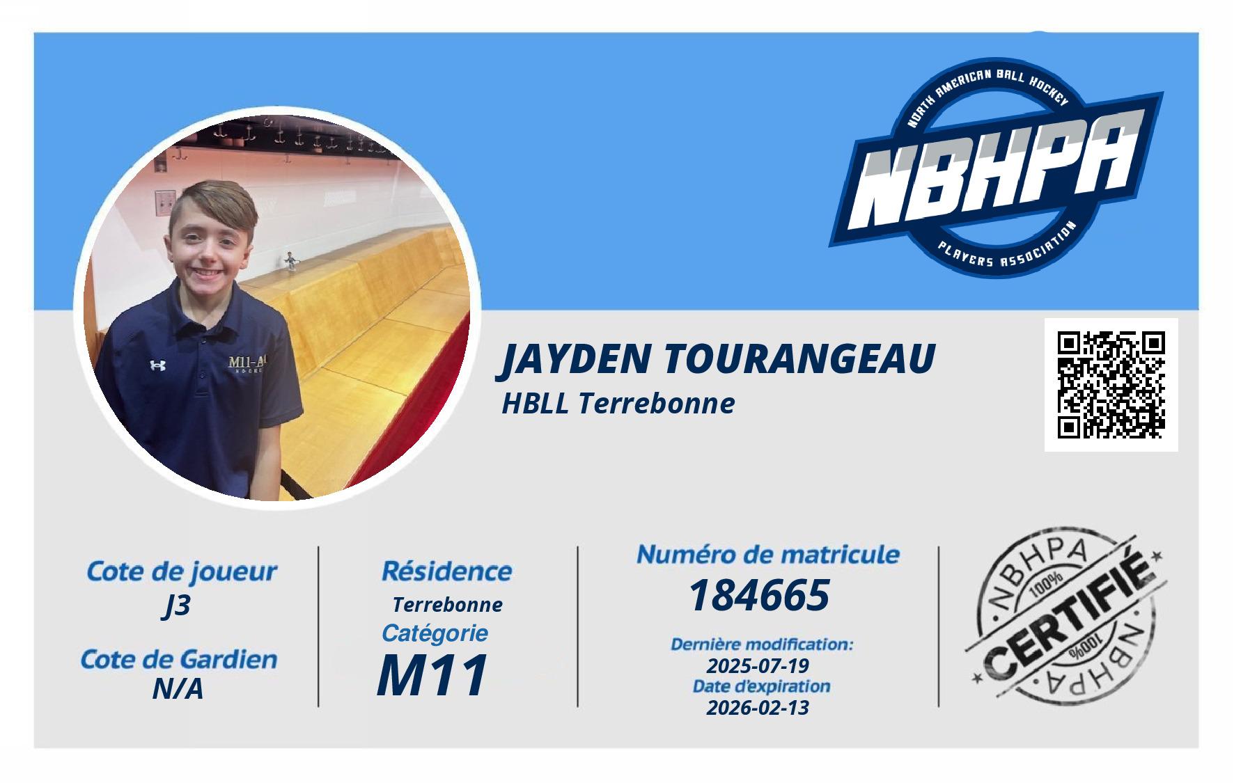 Jayden Tourangeau