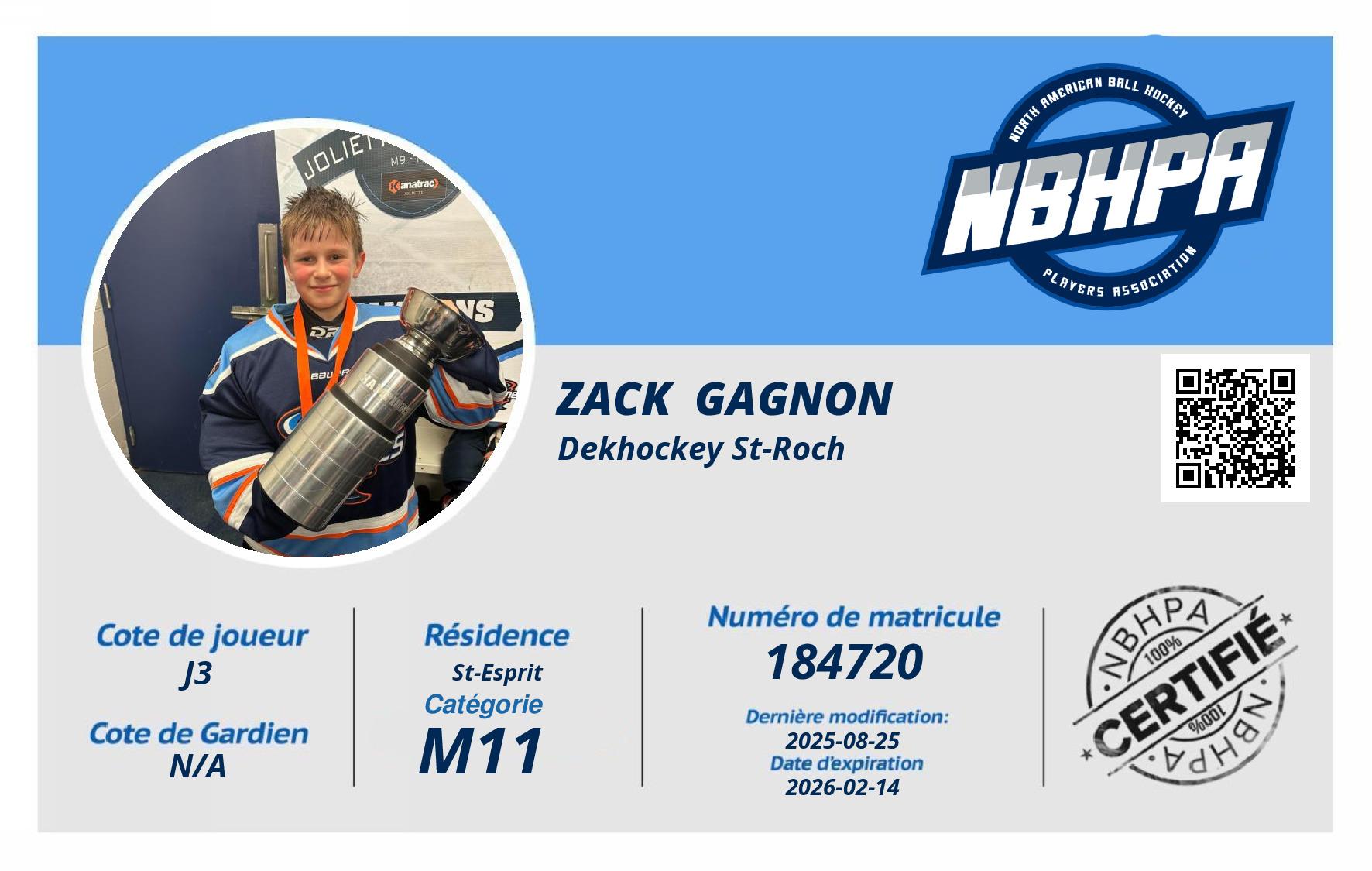 Zack  Gagnon