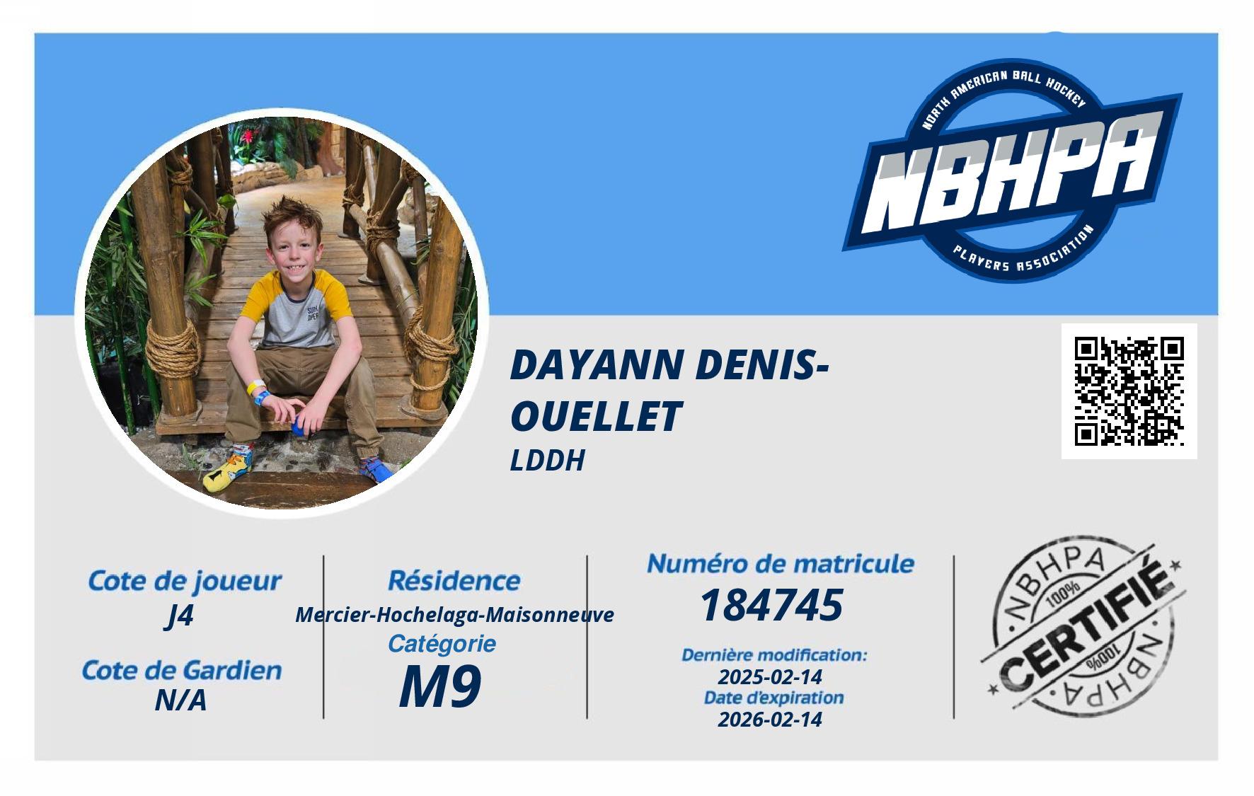 Dayann Denis-Ouellet 