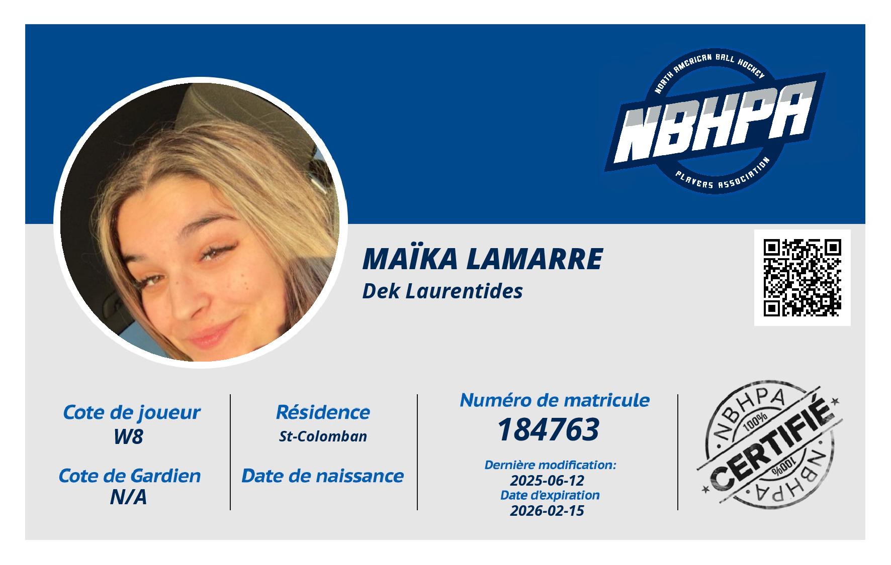 Maïka Lamarre