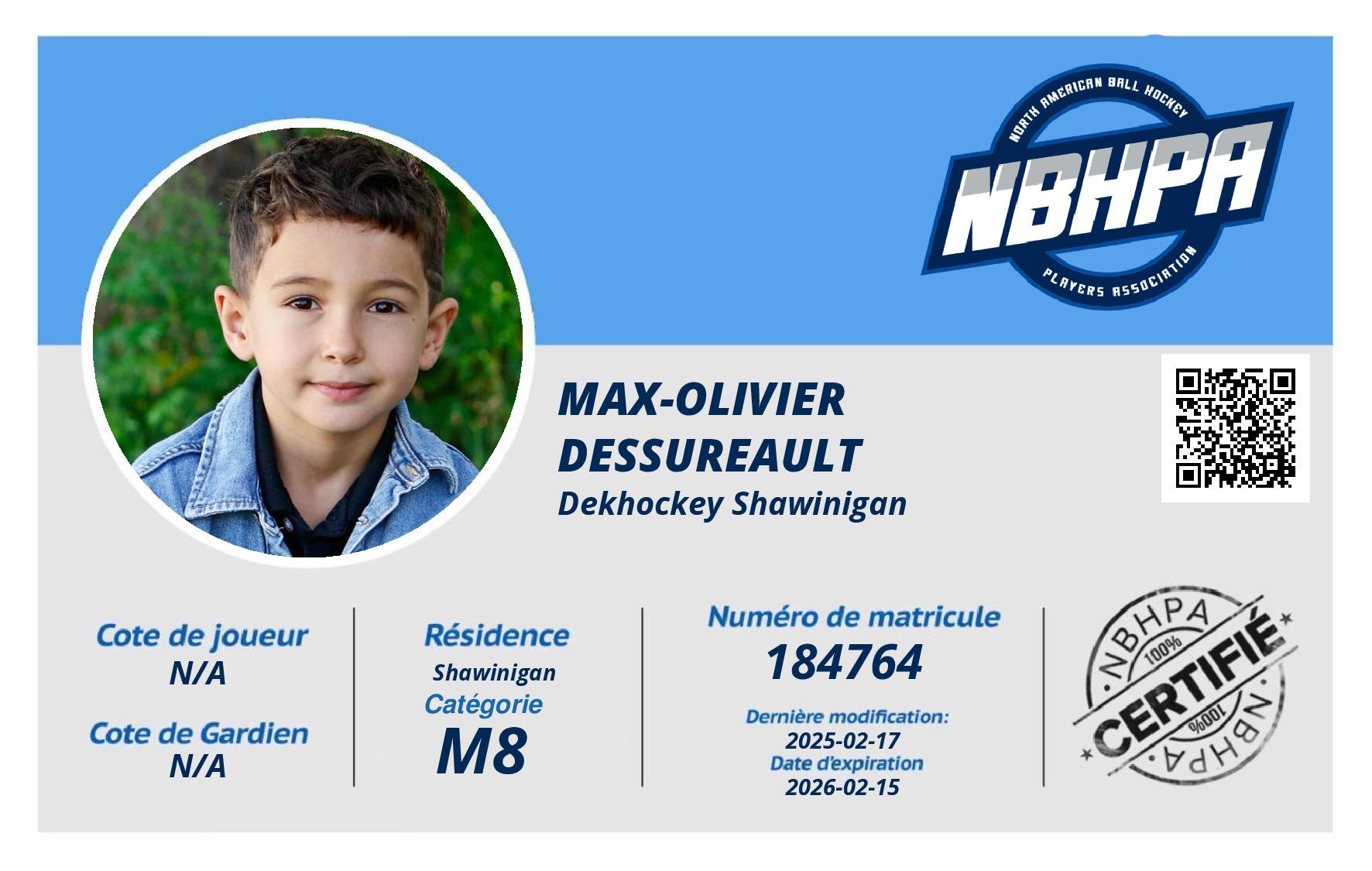 Max-Olivier  Dessureault 