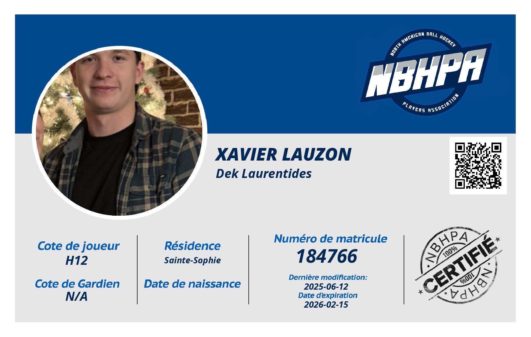 Xavier Lauzon
