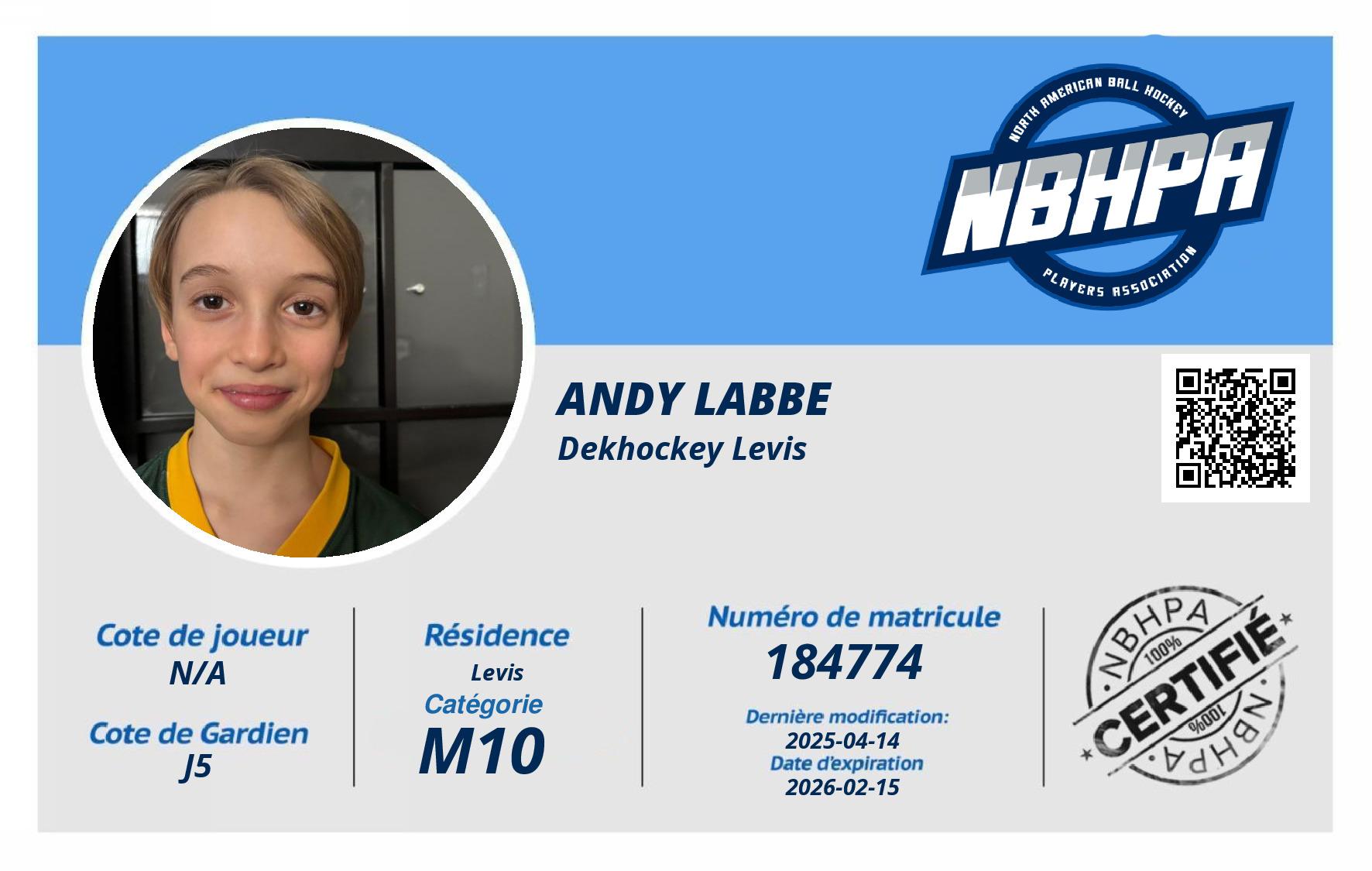 Andy Labbe