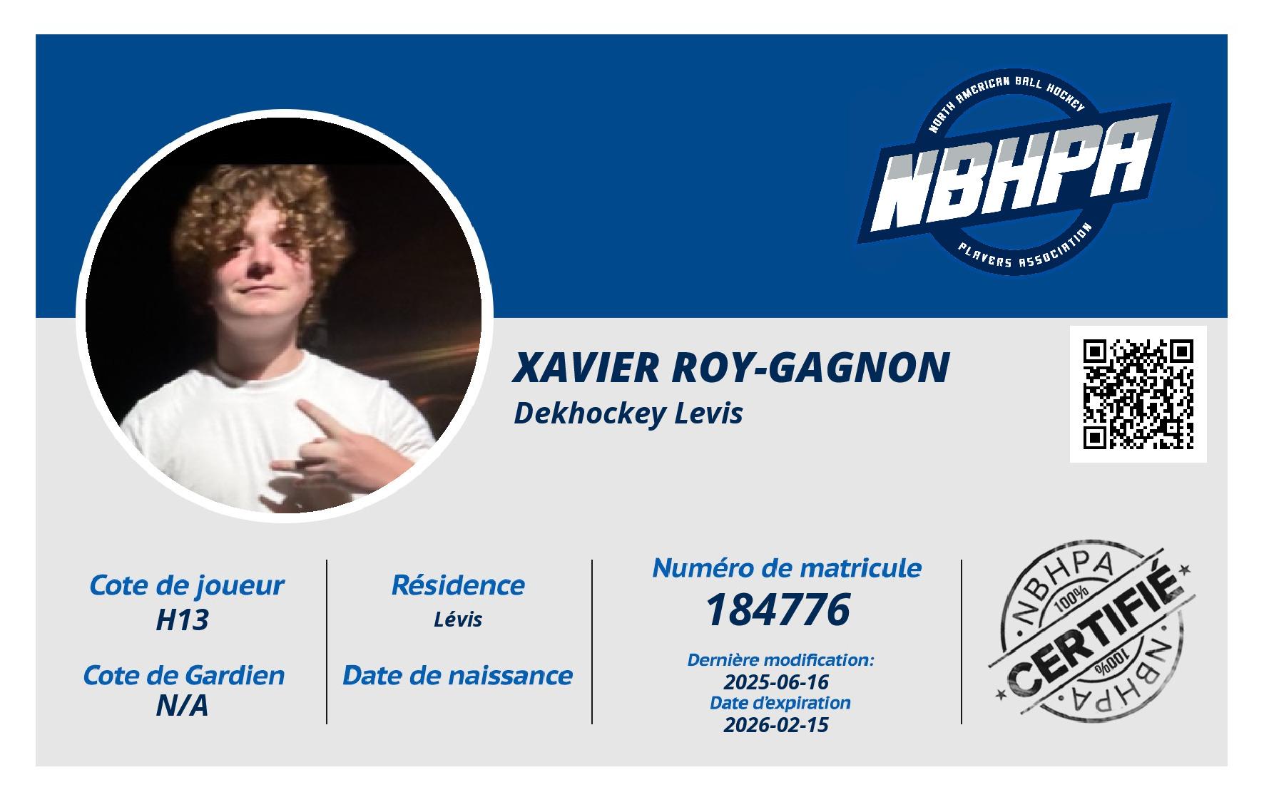 Xavier Roy-Gagnon