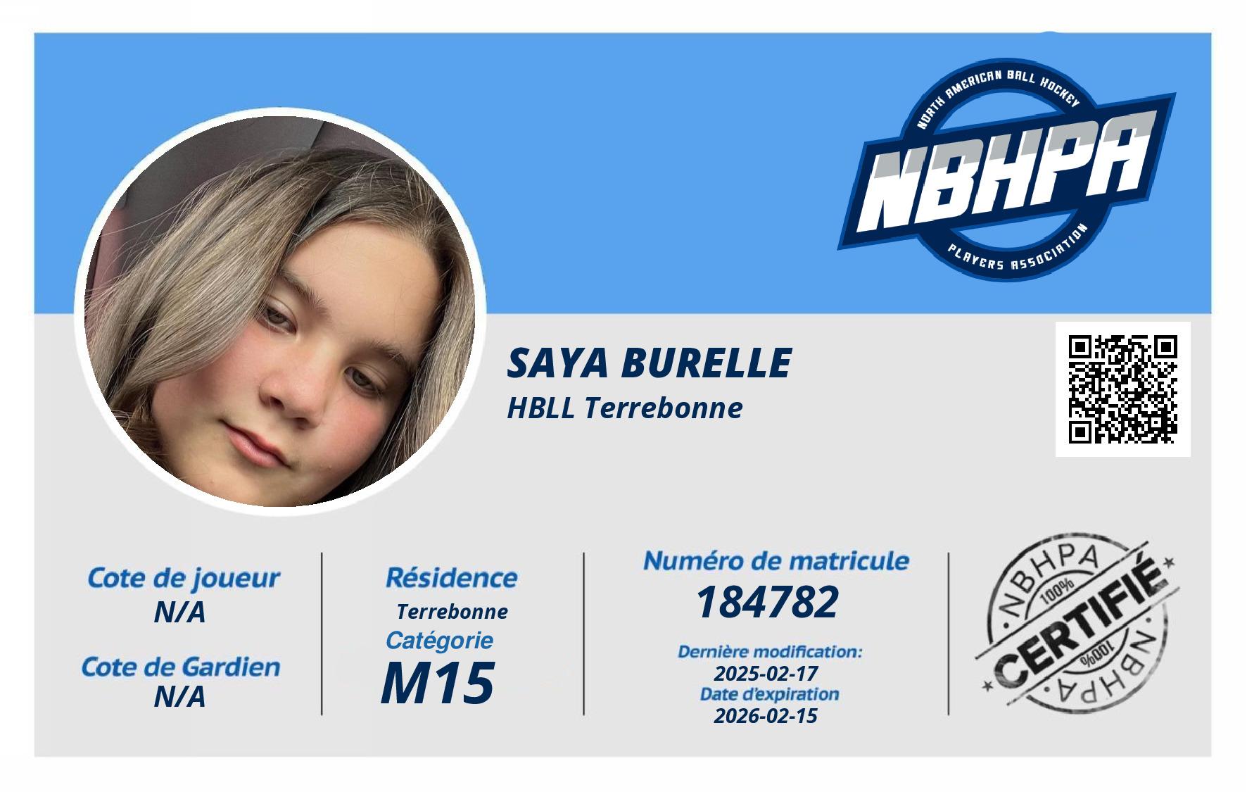 Saya Burelle
