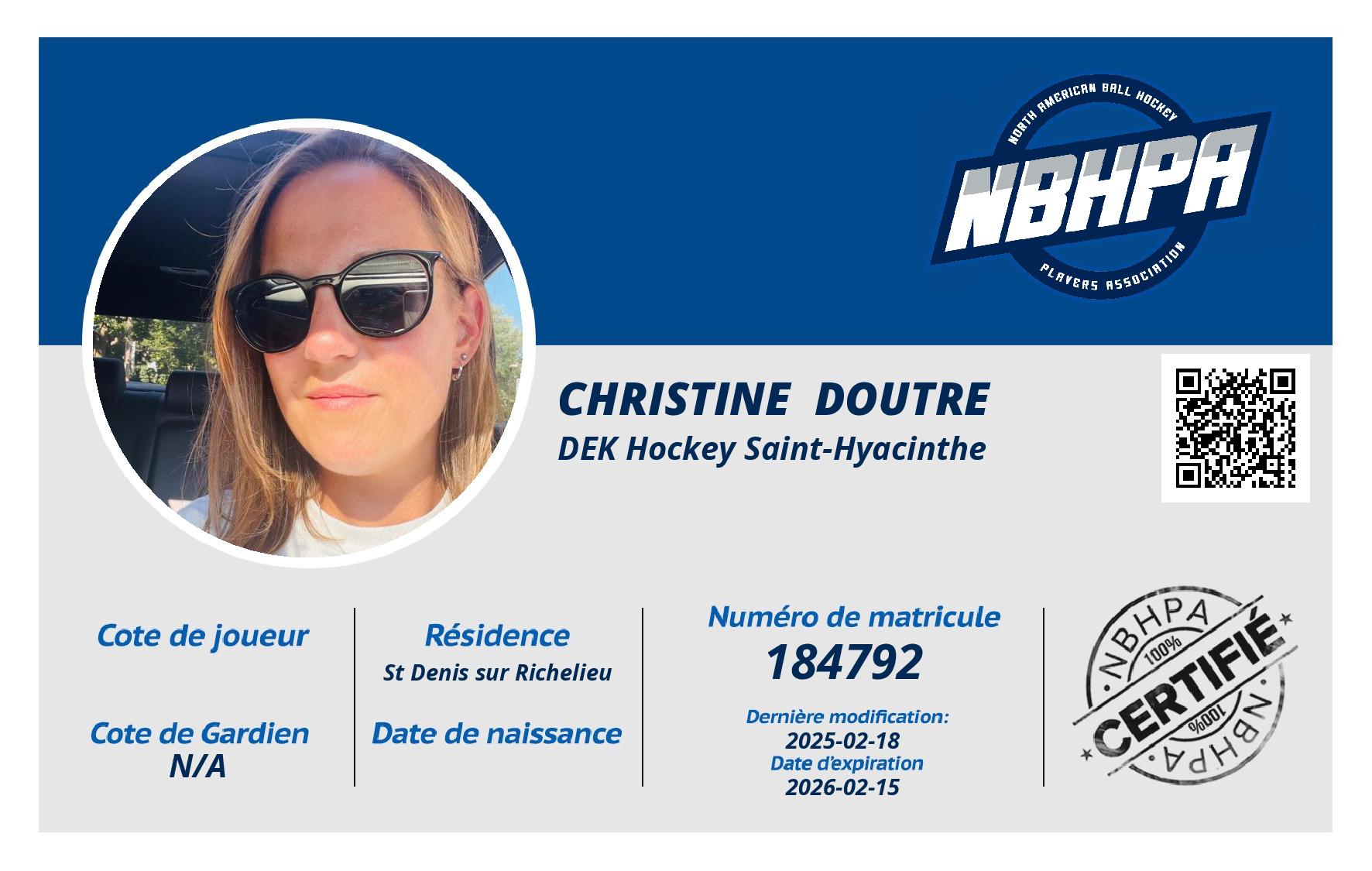 Christine  Doutre