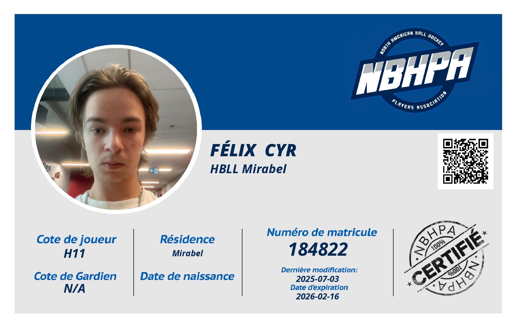 Félix  Cyr
