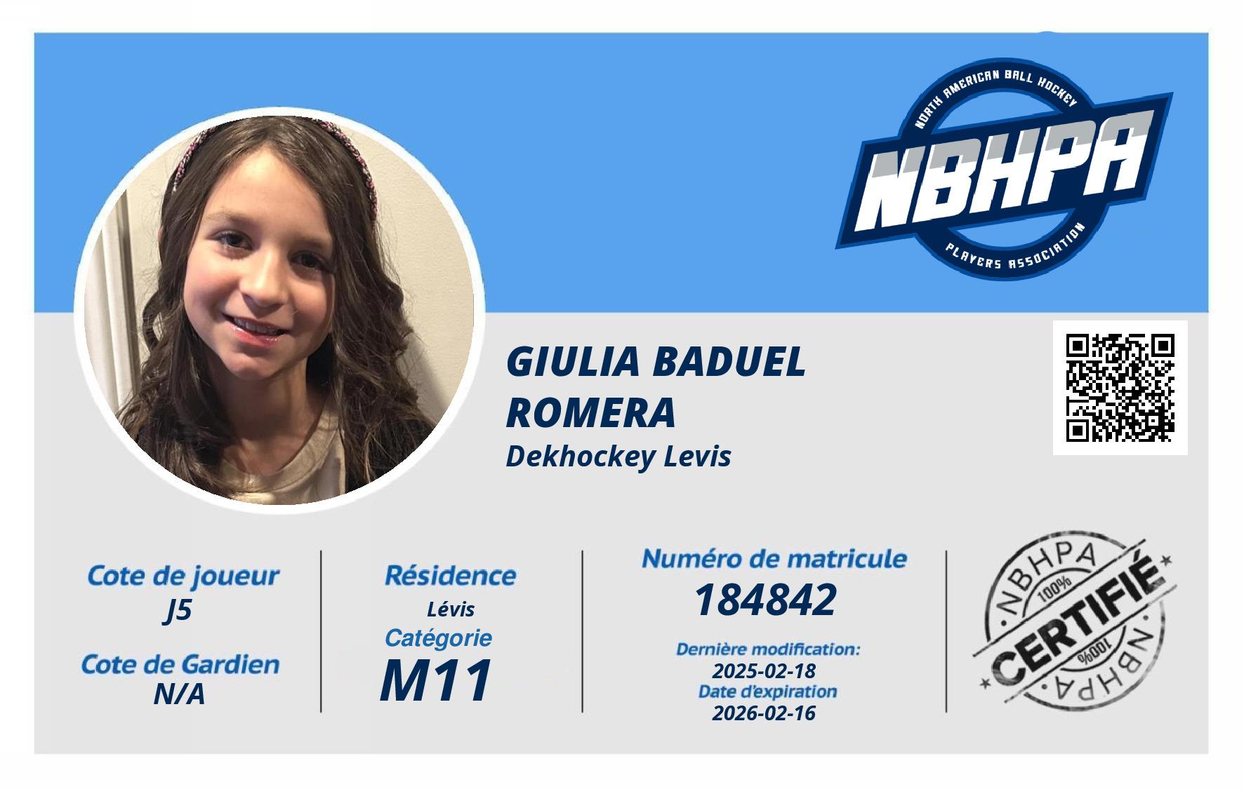 Giulia Baduel Romera