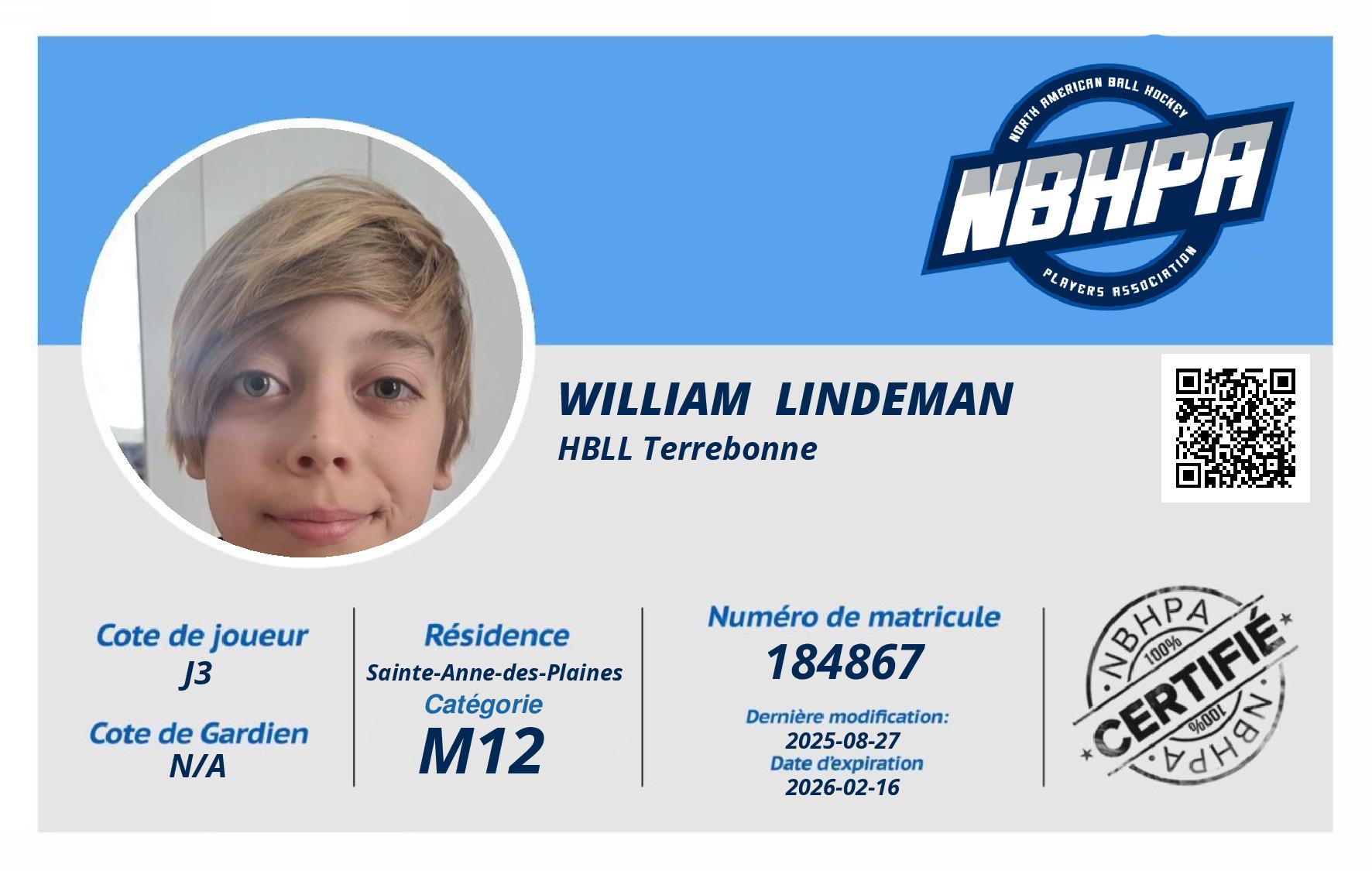 William  Lindeman 