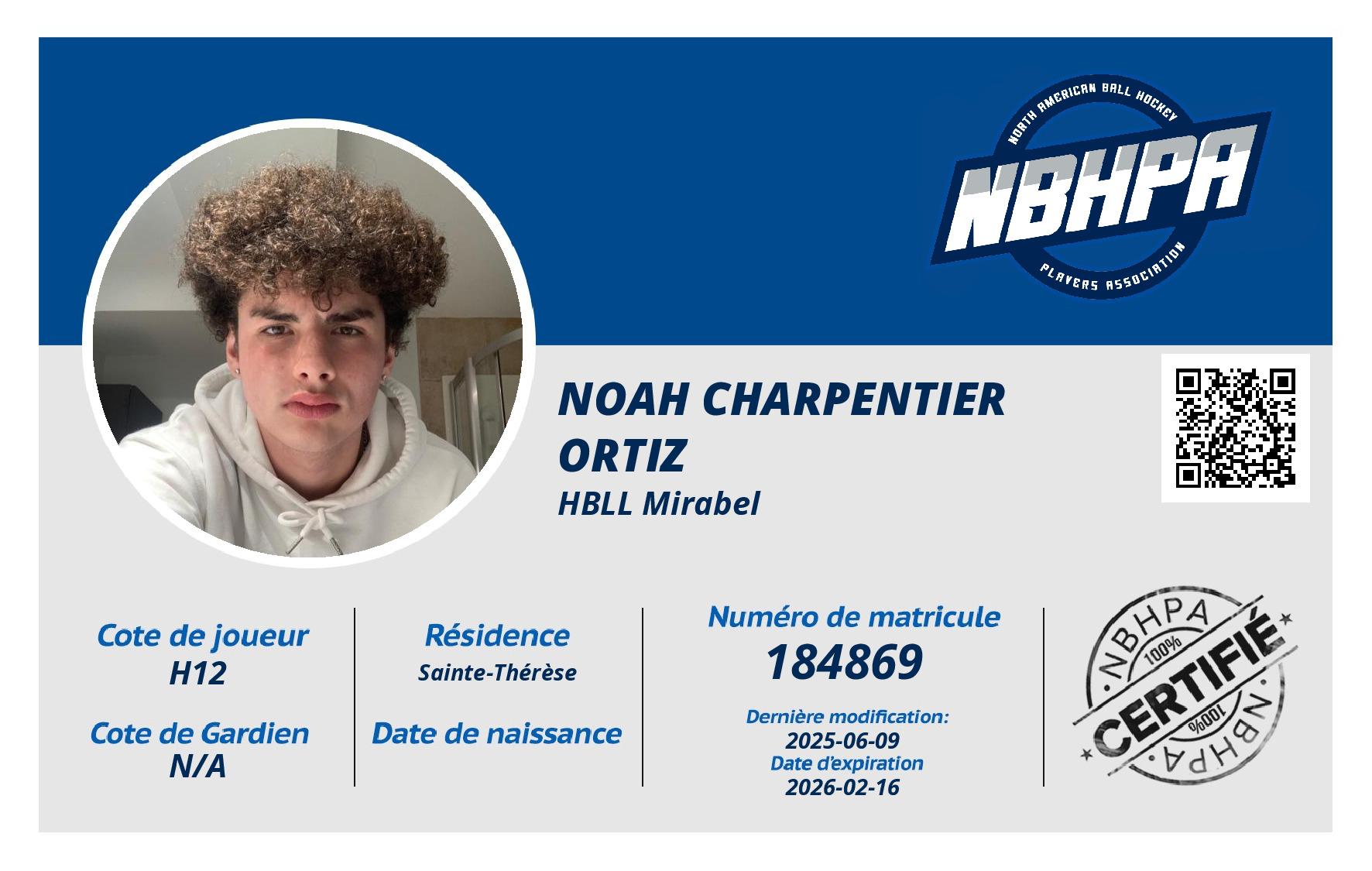 Noah Charpentier Ortiz