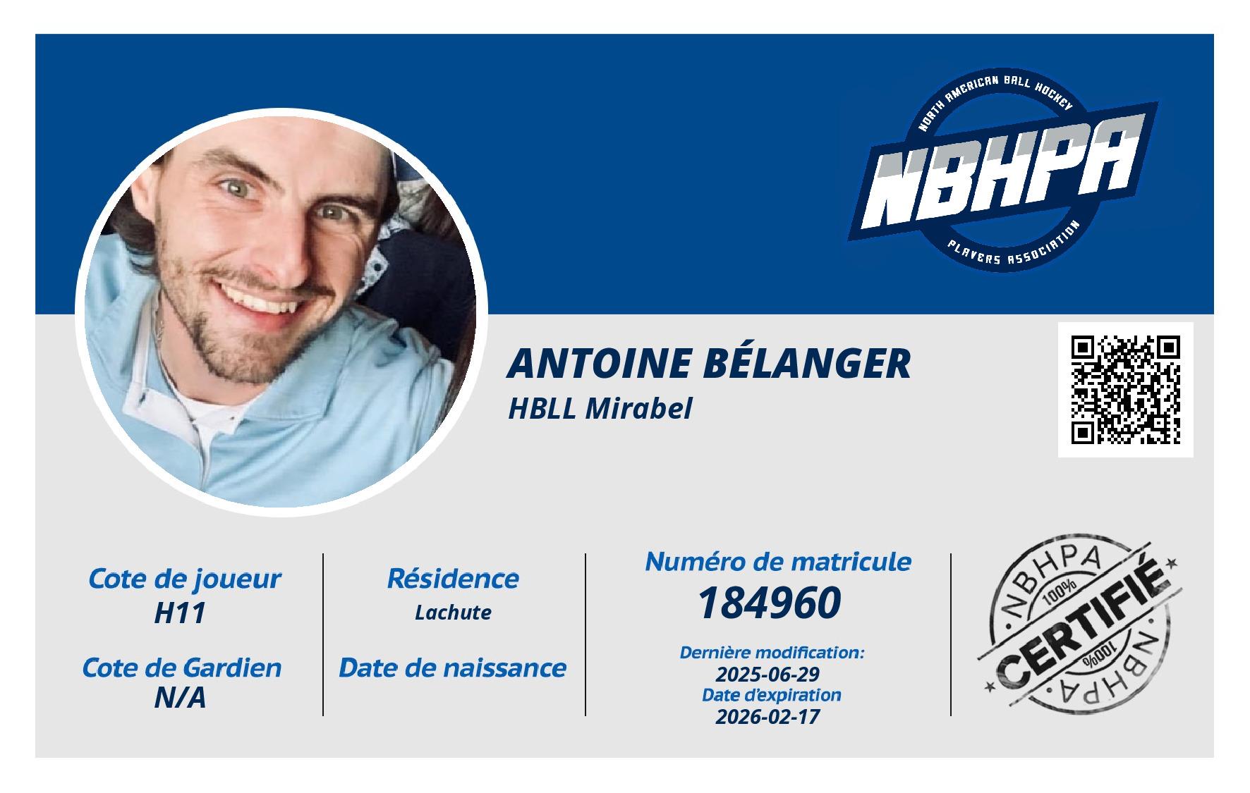 Antoine Bélanger