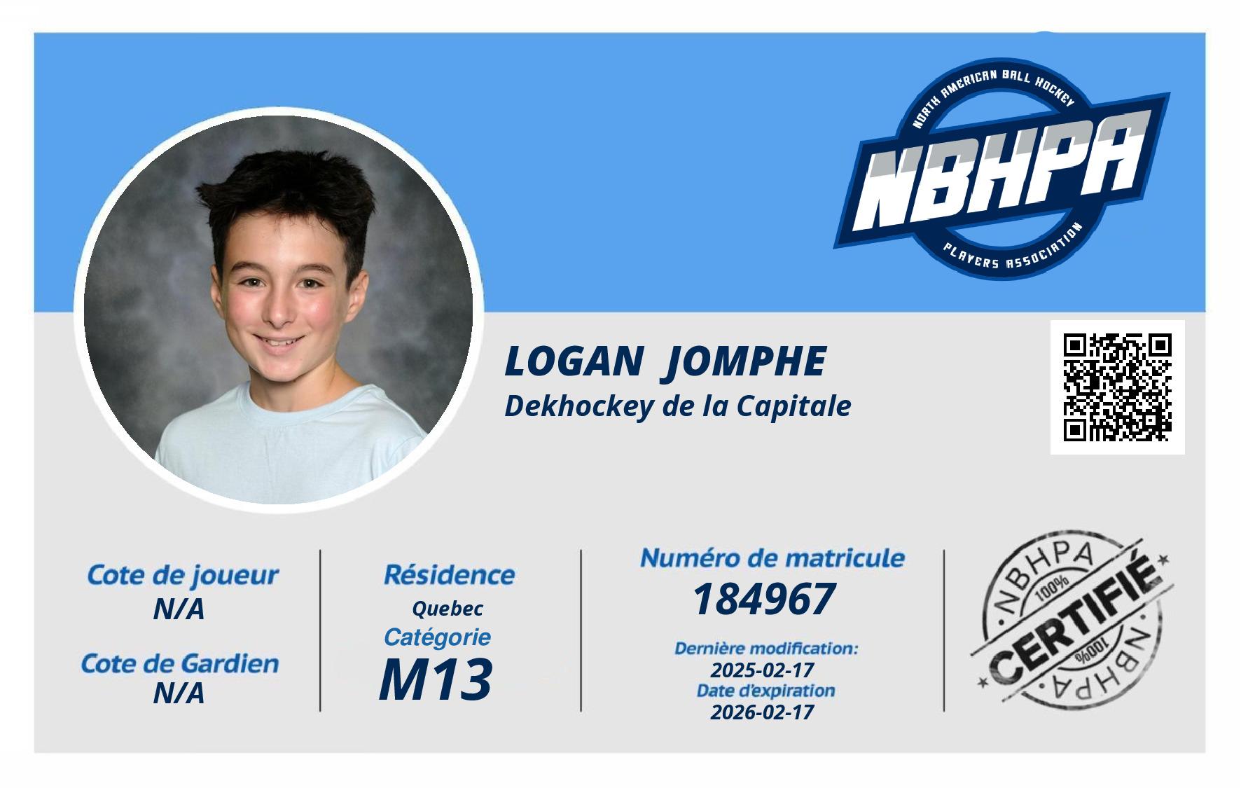 Logan  Jomphe
