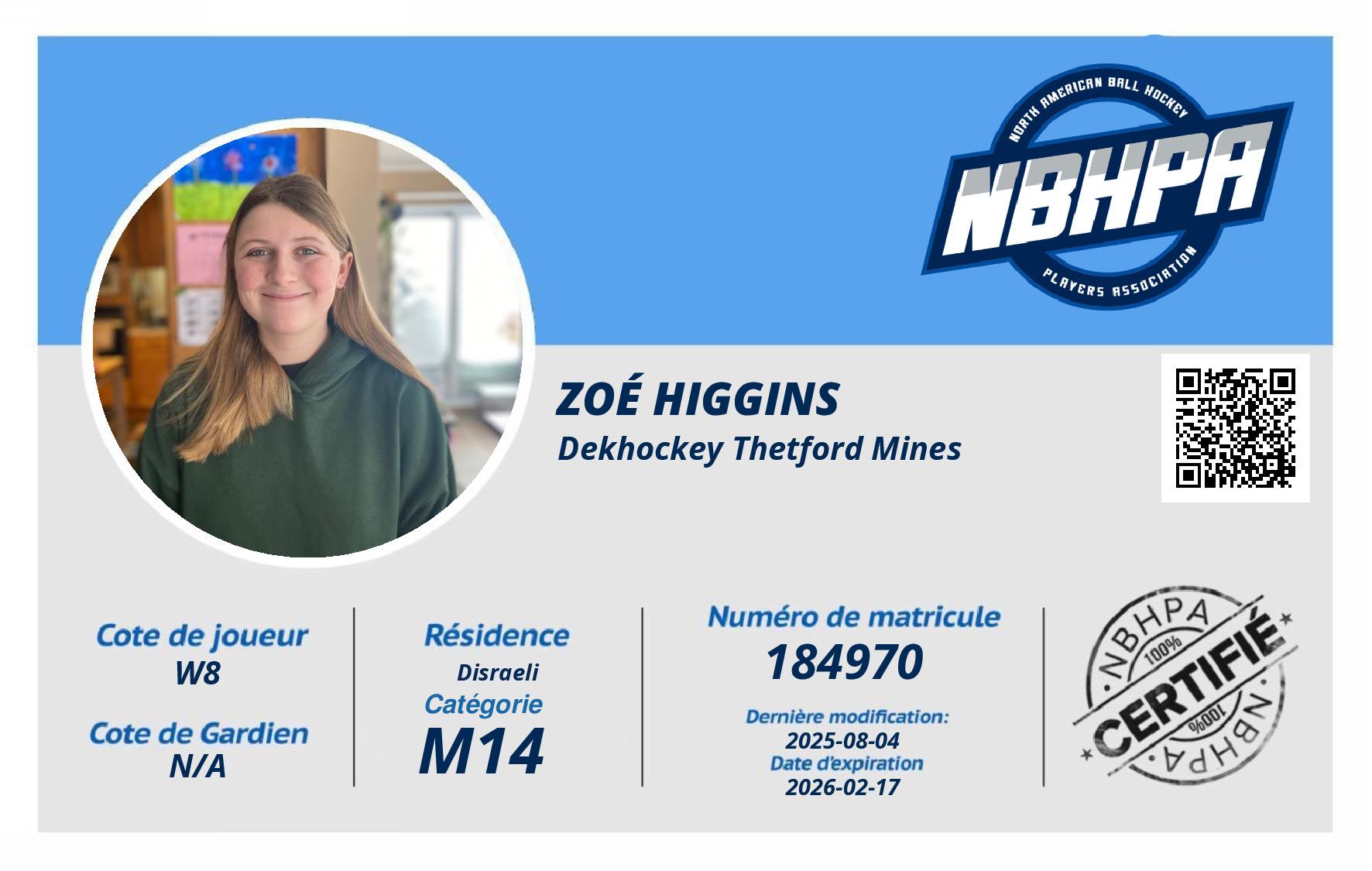 Zoé Higgins