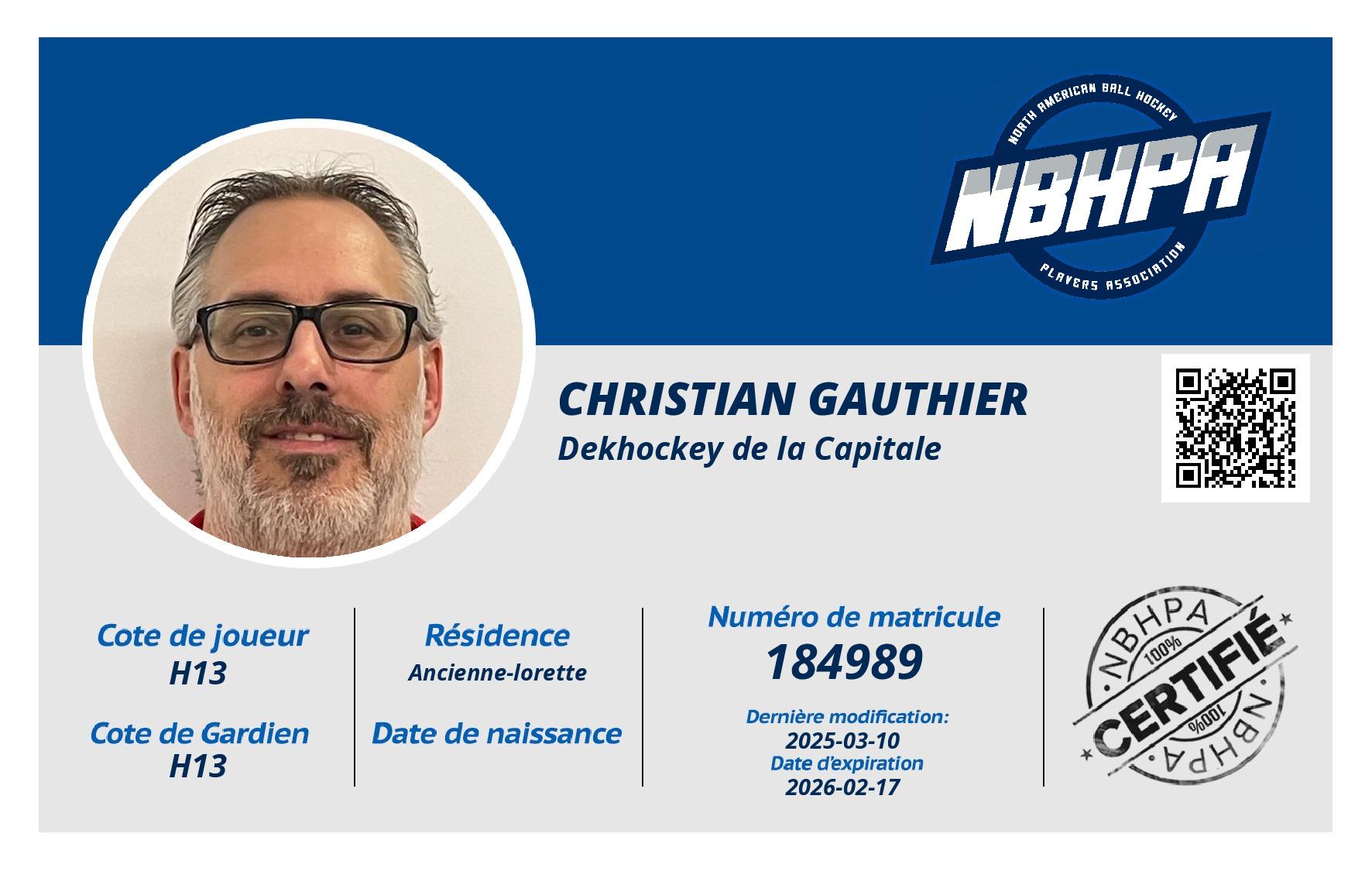 Christian Gauthier