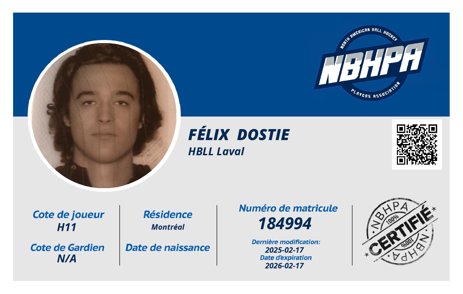 Félix  Dostie