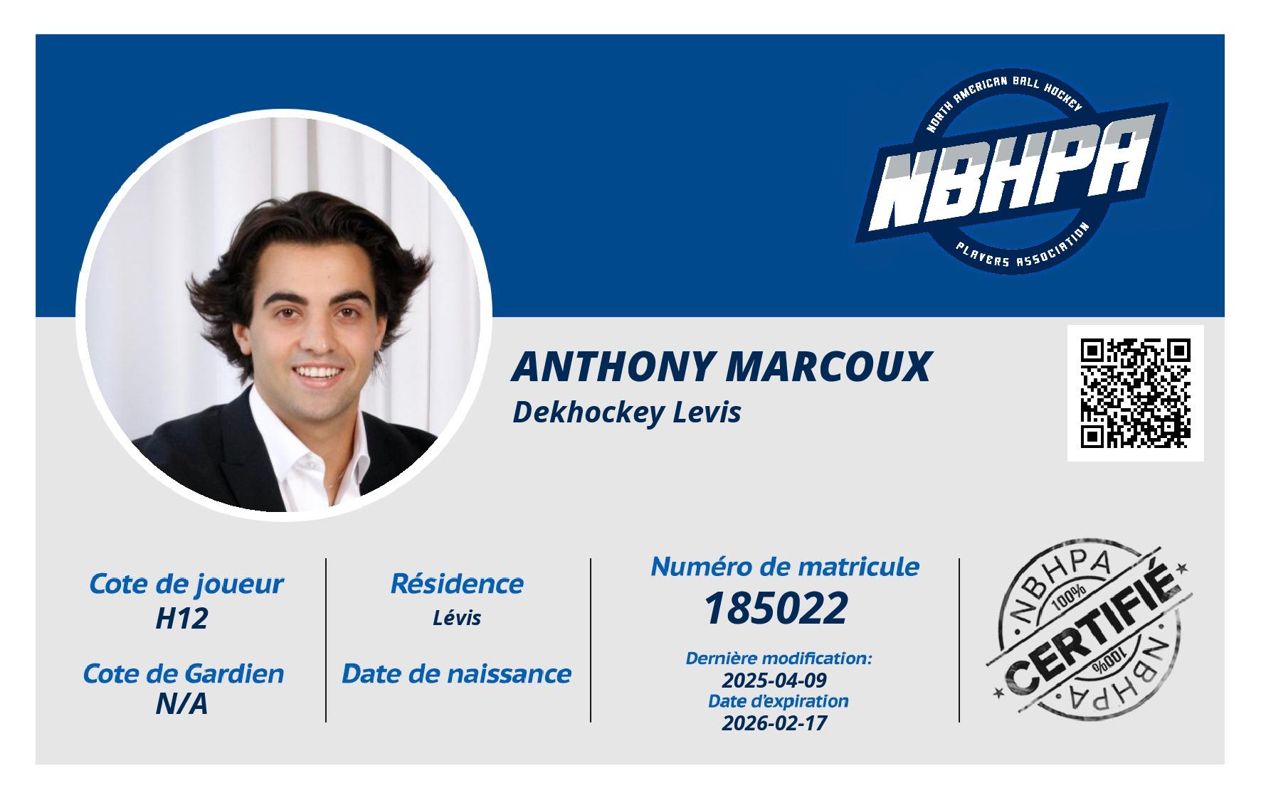 Anthony Marcoux