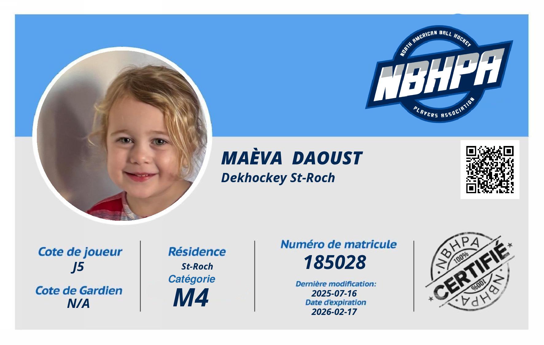 Maèva  Daoust 