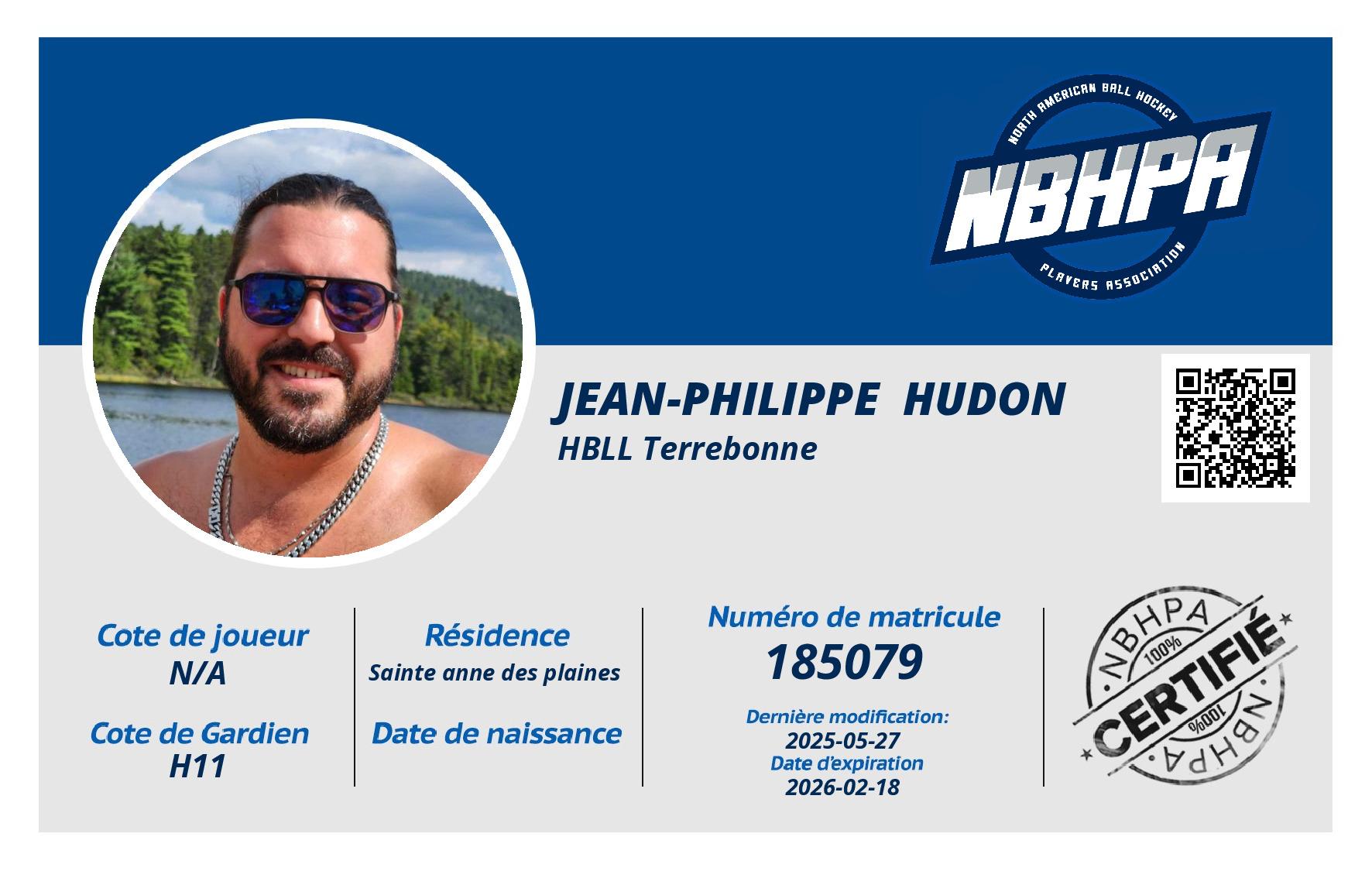 Jean-Philippe  Hudon 