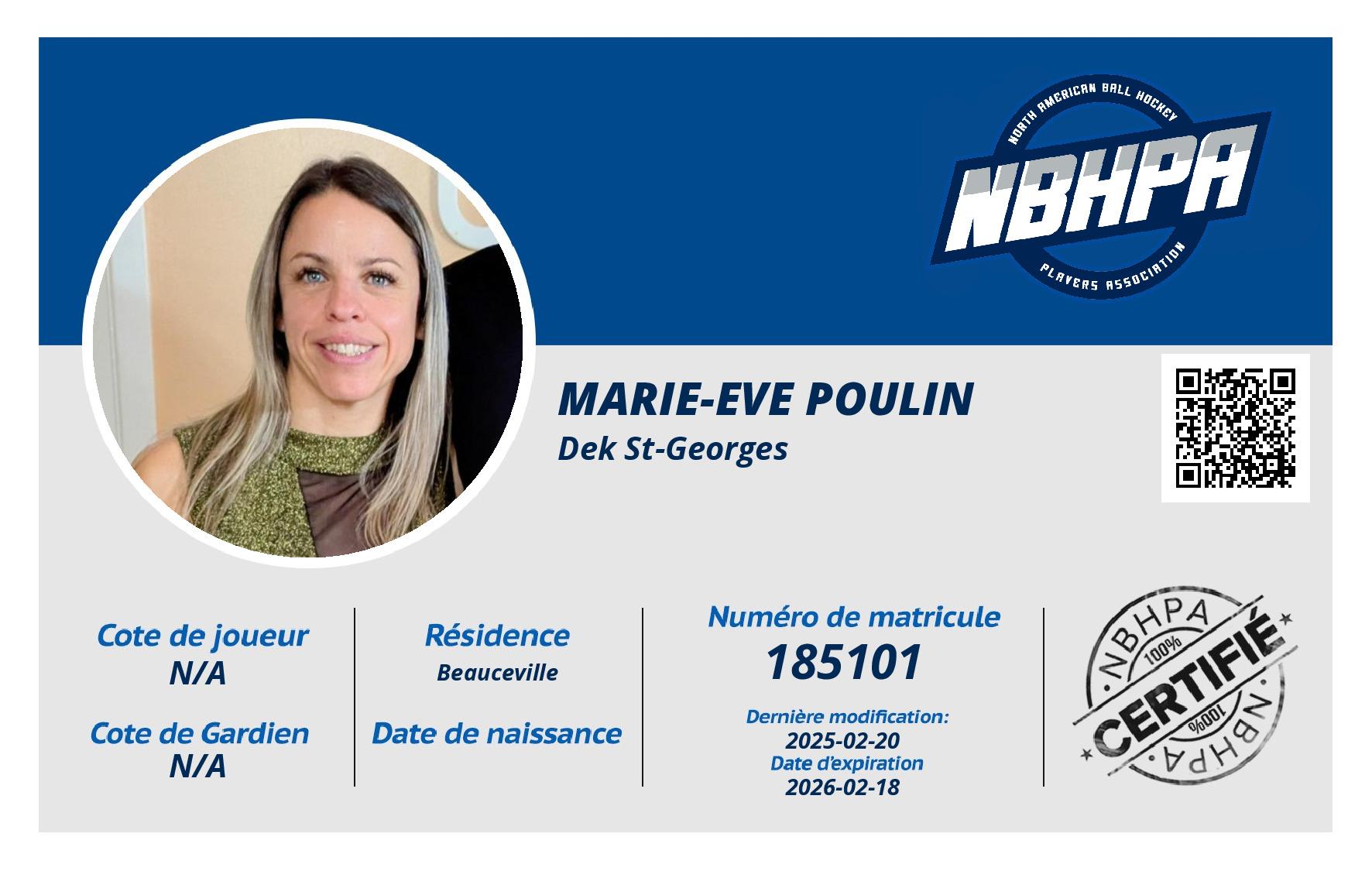 Marie-Eve Poulin