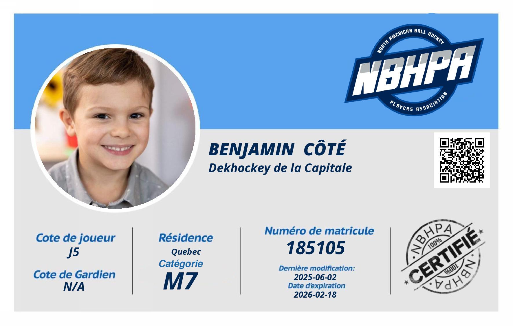 Benjamin  Côté