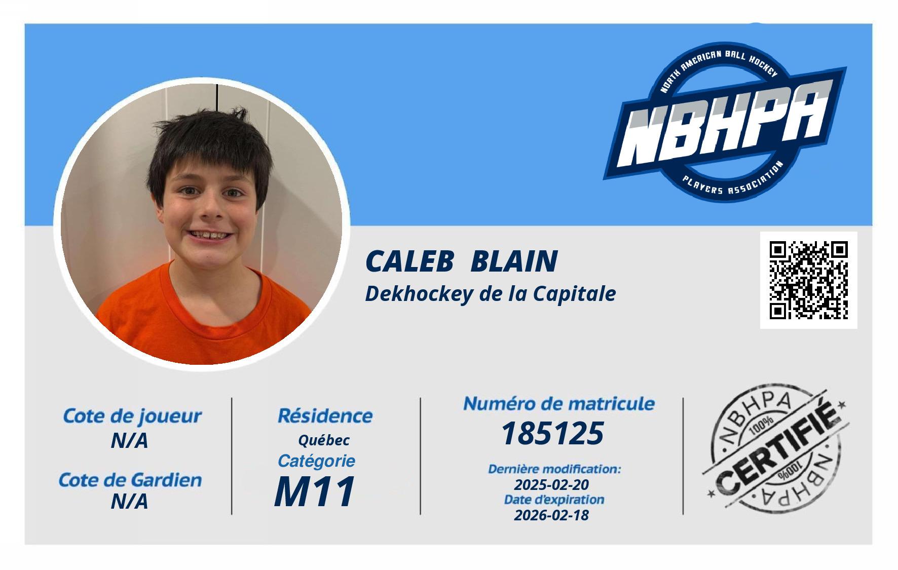 Caleb  Blain