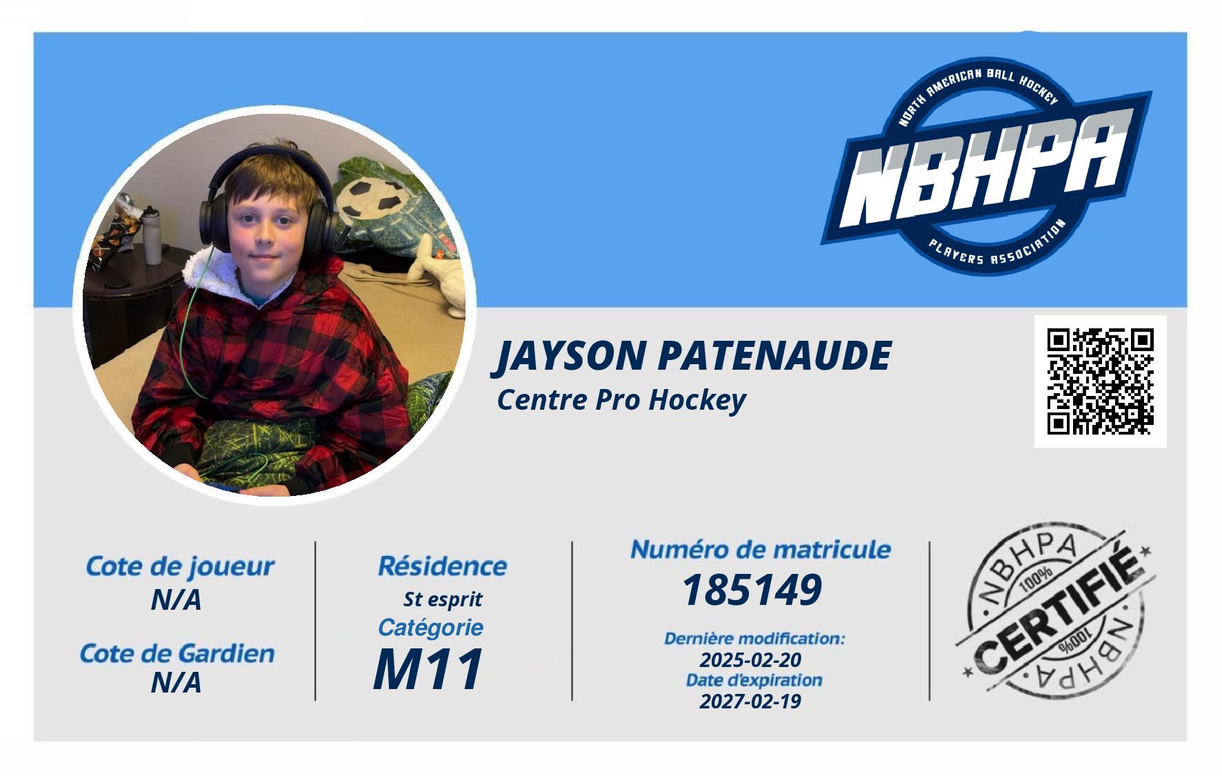 Jayson Patenaude