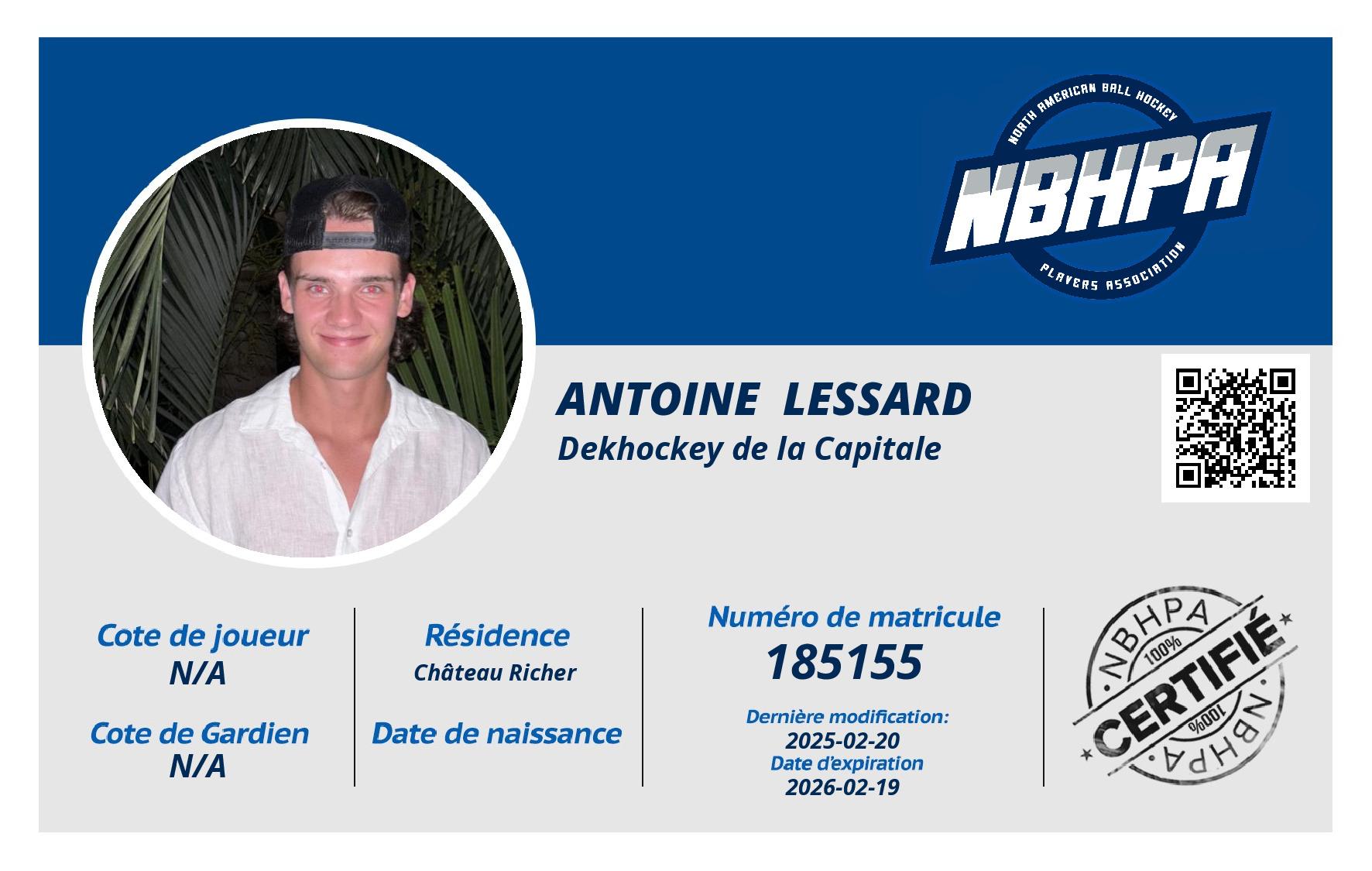Antoine  Lessard